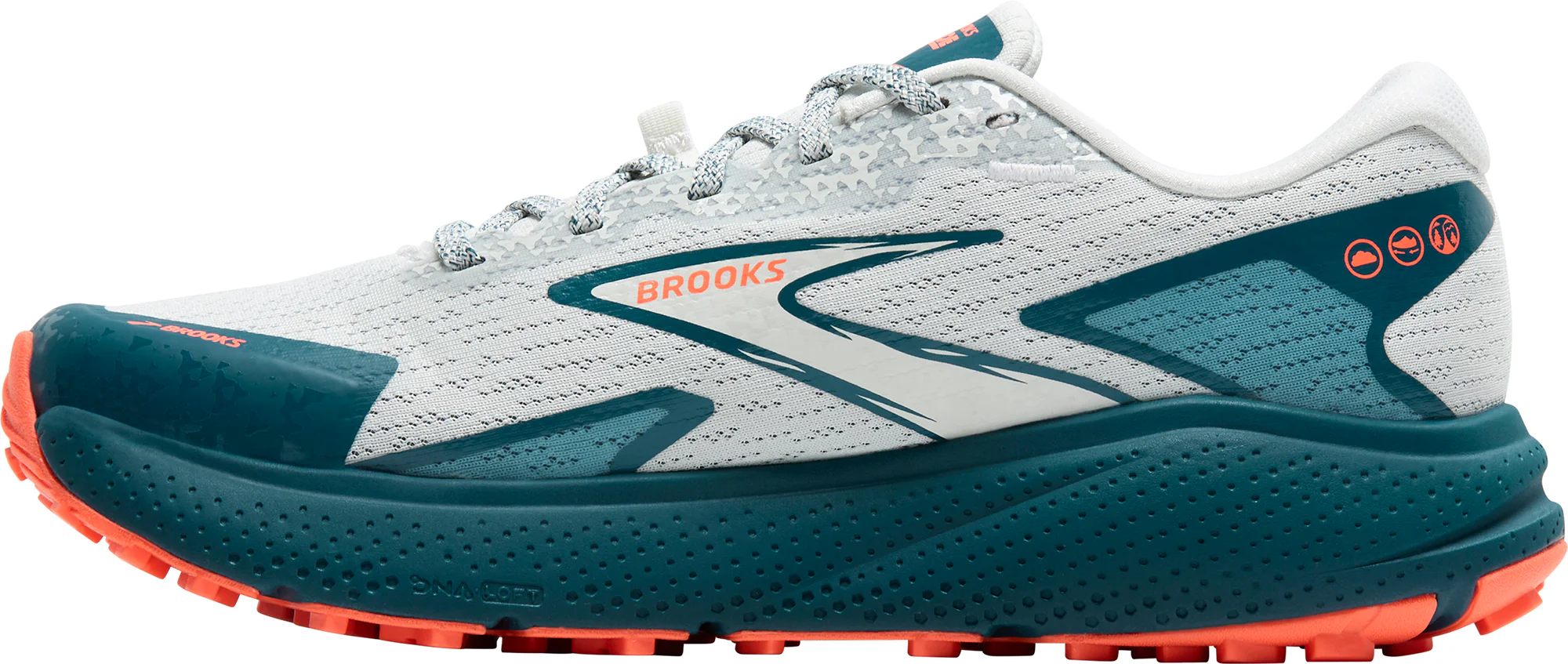 Brooks Divide 5 Womens Trail Running Shoes - Blue - Image 3