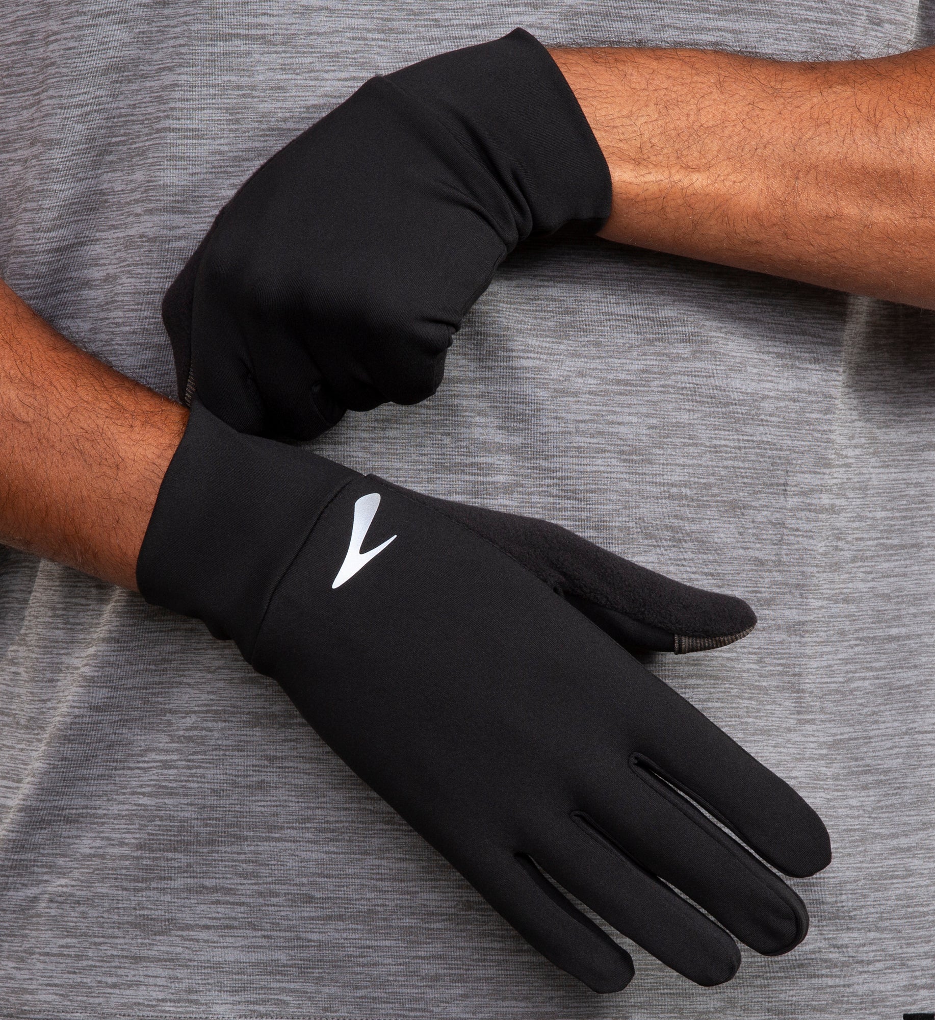 Brooks Fusion Midweight 2.0 Running Gloves - Black - Image 2