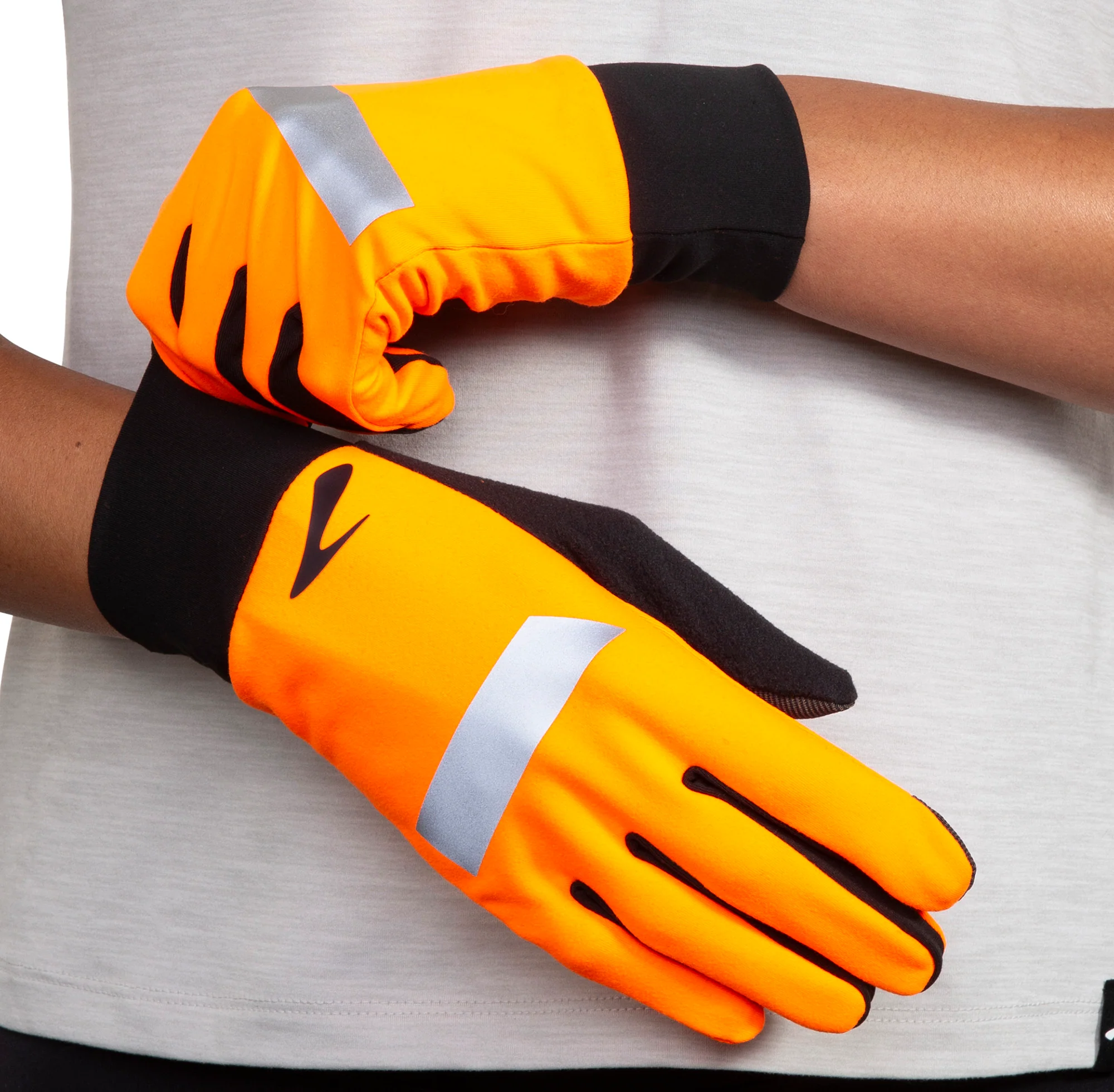Brooks Fusion Midweight 2.0 Running Gloves - Orange - Image 2