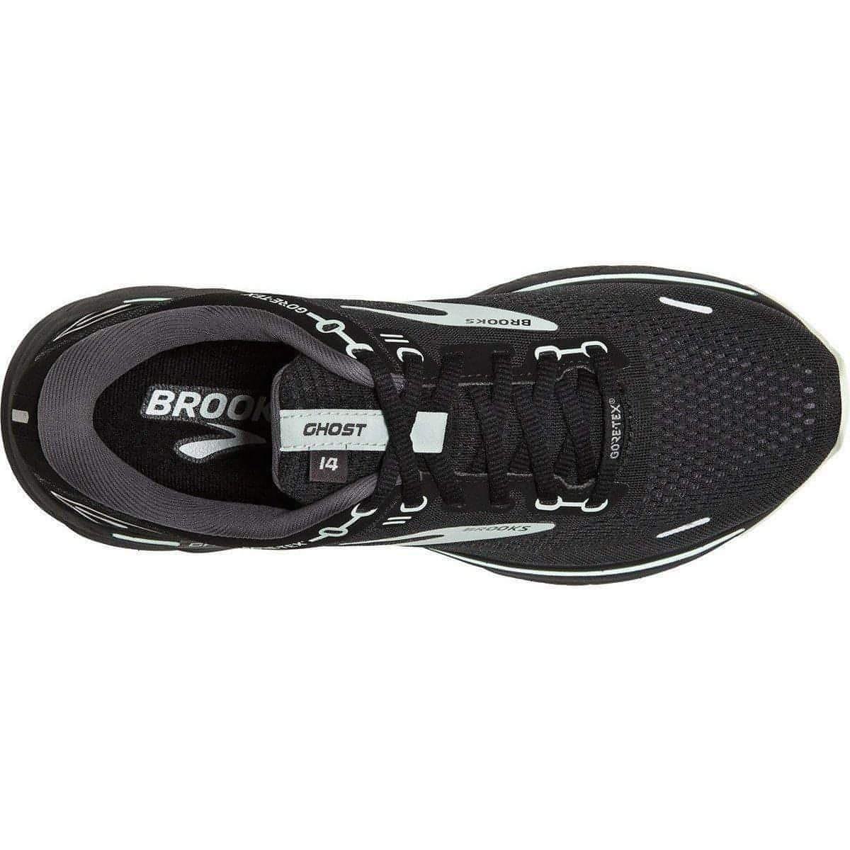 Brooks Ghost 14 GORE-TEX Womens Running Shoes - Black - Image 4