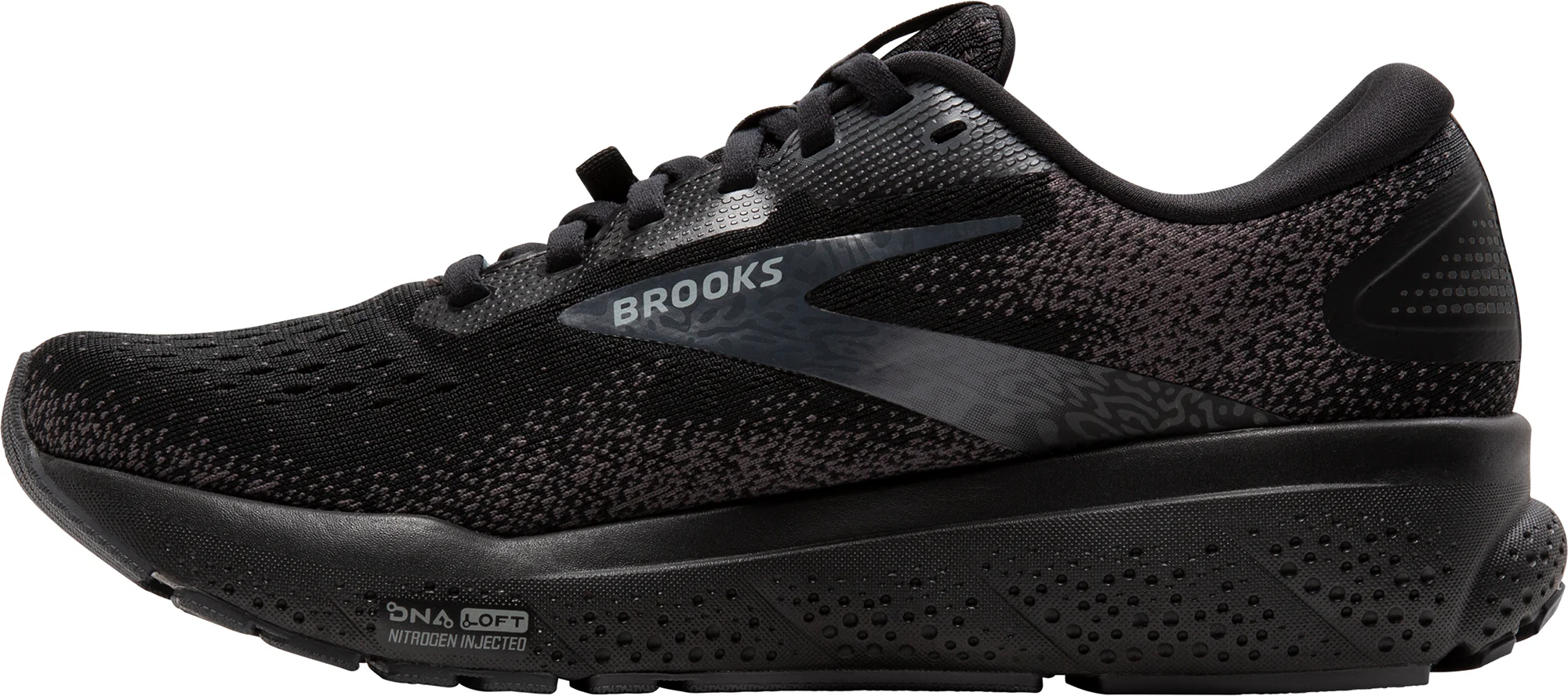 Brooks Ghost 16 GORE-TEX Mens Running Shoes - Black - Image 3