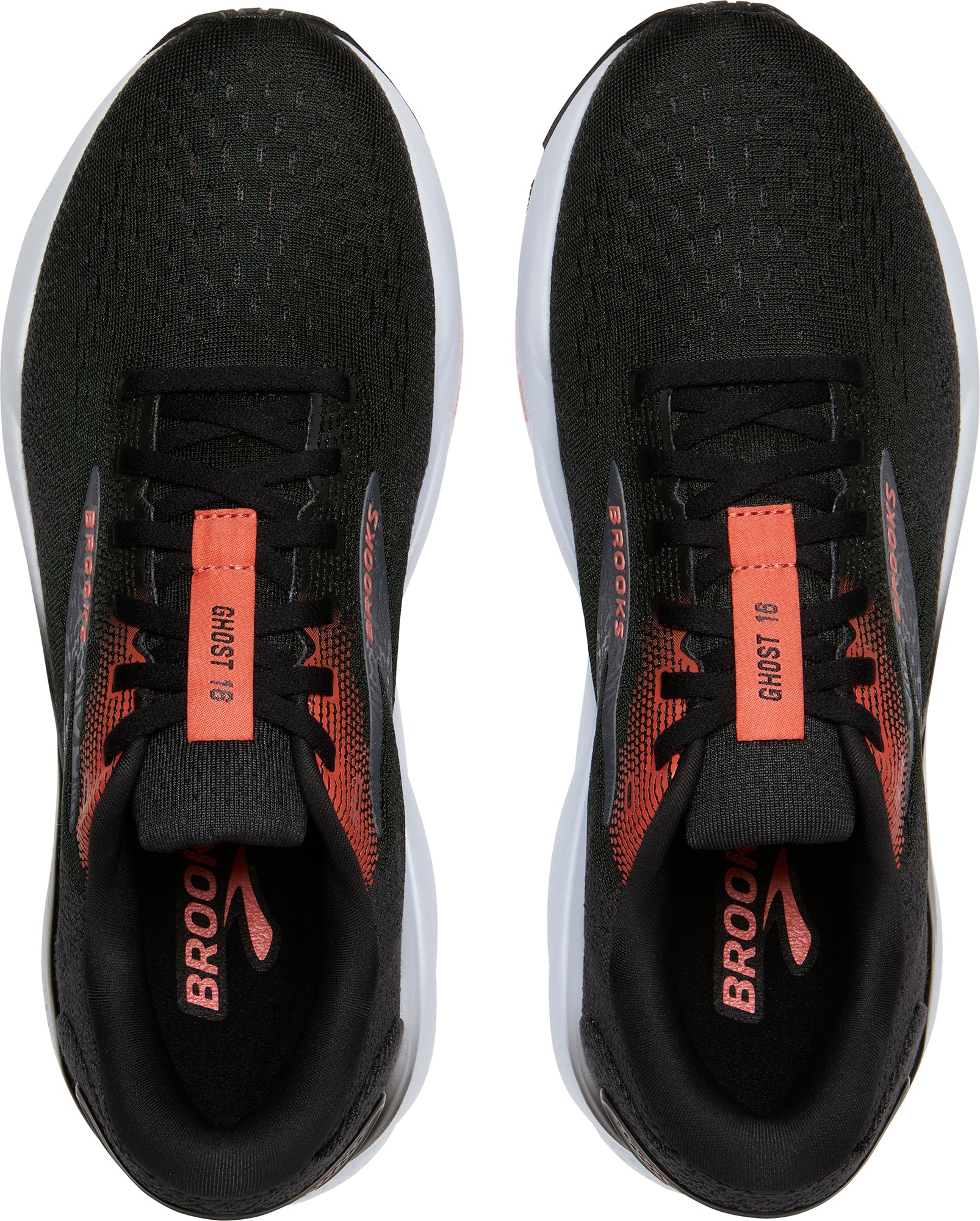 Brooks Ghost 16 Mens Running Shoes - Black - Image 4