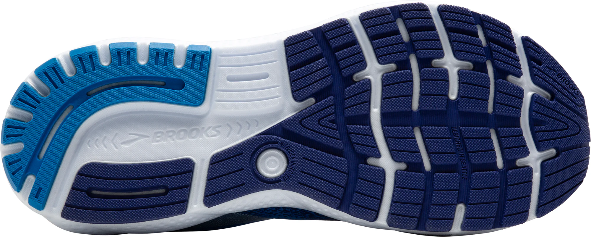 Brooks Ghost 16 Mens Running Shoes - Blue - Image 2