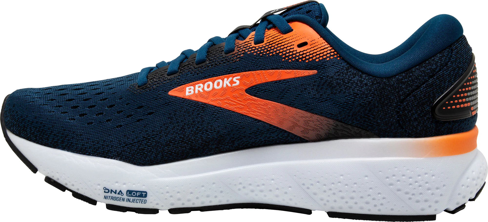 Brooks Ghost 16 Mens Running Shoes - Navy - Image 3