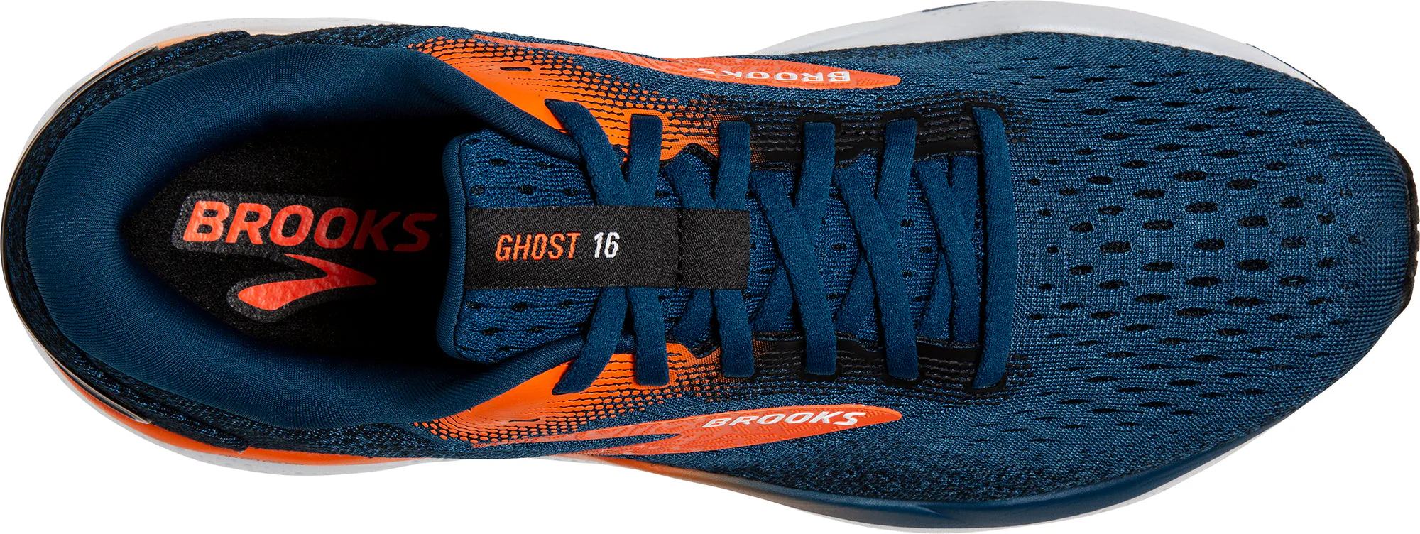 Brooks Ghost 16 Mens Running Shoes - Navy - Image 4
