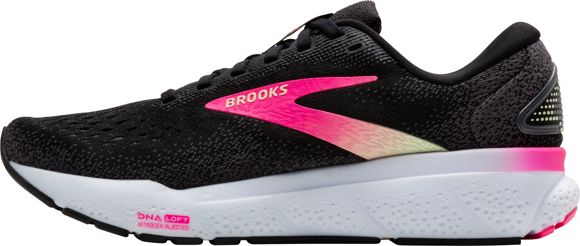 Brooks Ghost 16 NARROW FIT Womens Running Shoes - Black - Image 3