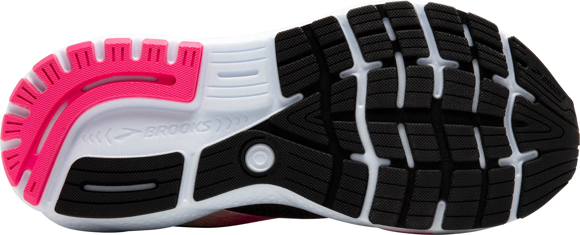 Brooks Ghost 16 WIDE FIT Womens Running Shoes - Black - Image 2