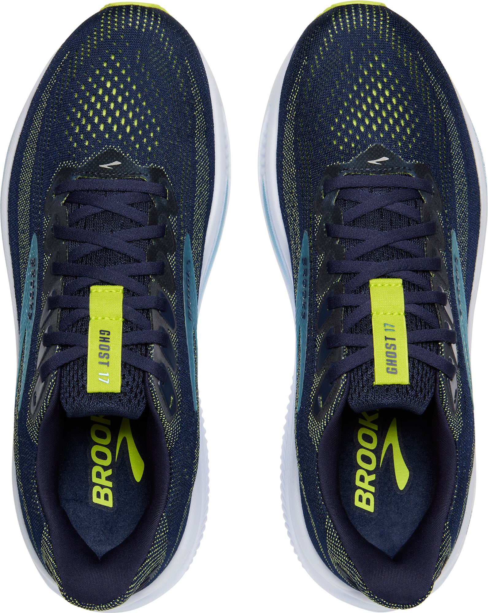 Brooks Ghost 17 Mens Running Shoes - Blue - Image 4