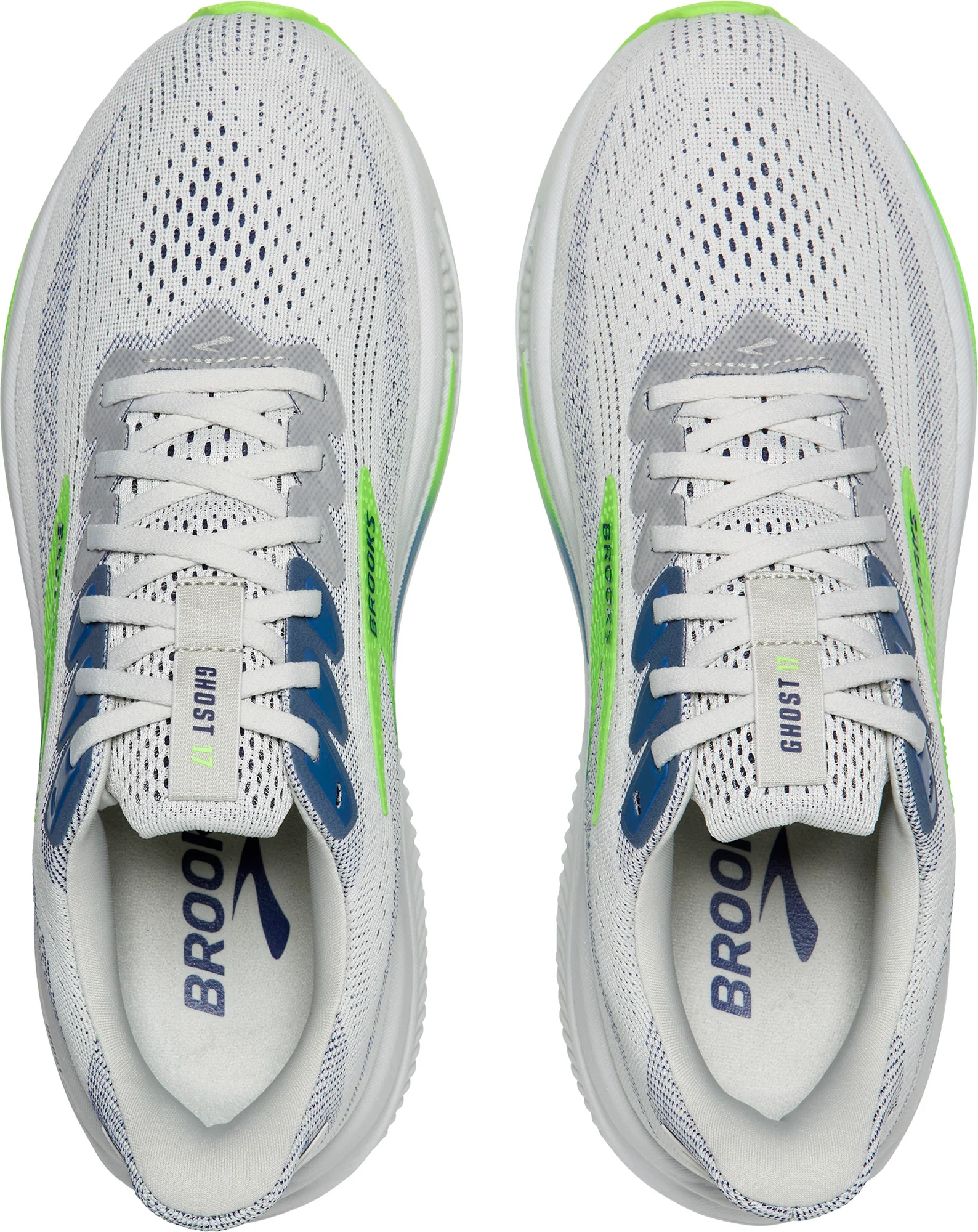 Brooks Ghost 17 Mens Running Shoes - Grey - Image 4