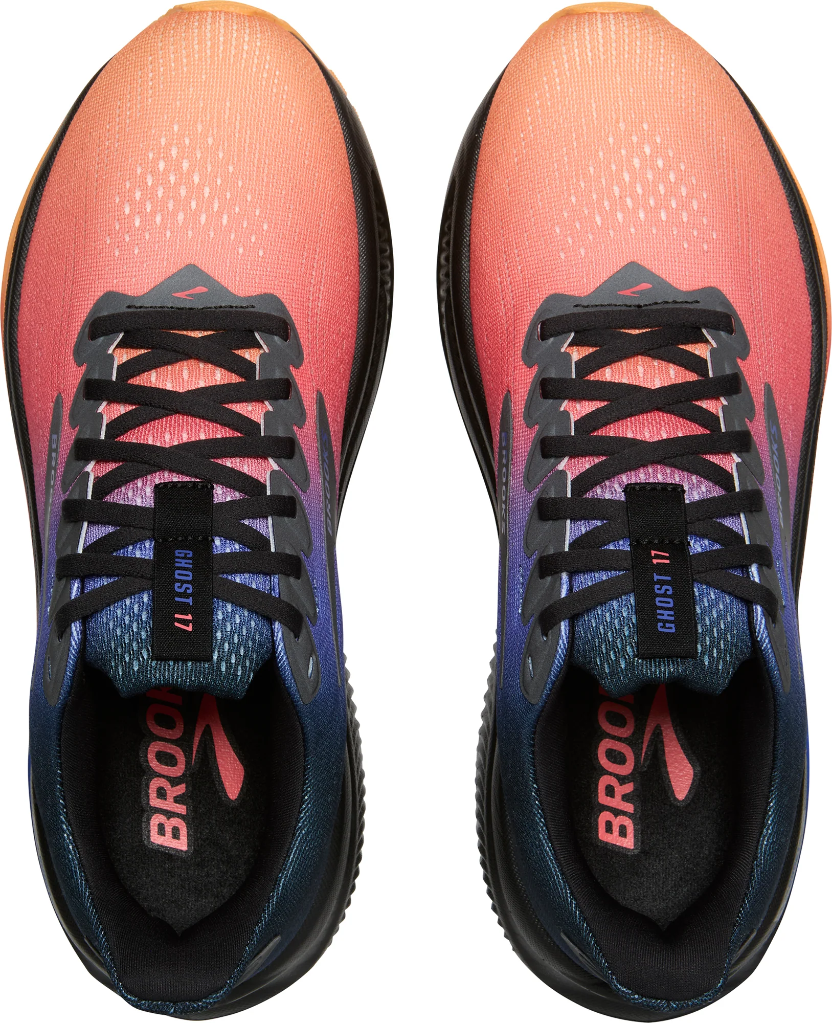 Brooks Ghost 17 Mens Running Shoes - Orange - Image 4