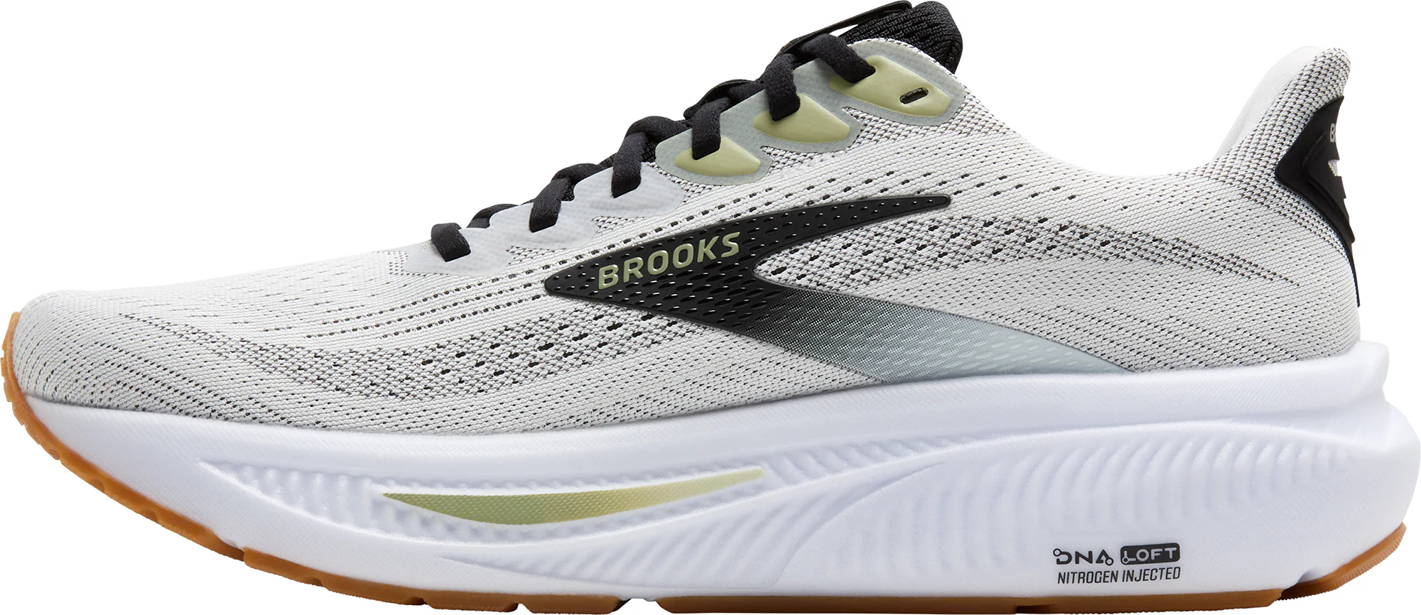 Brooks Ghost 17 Mens Running Shoes - White - Image 3