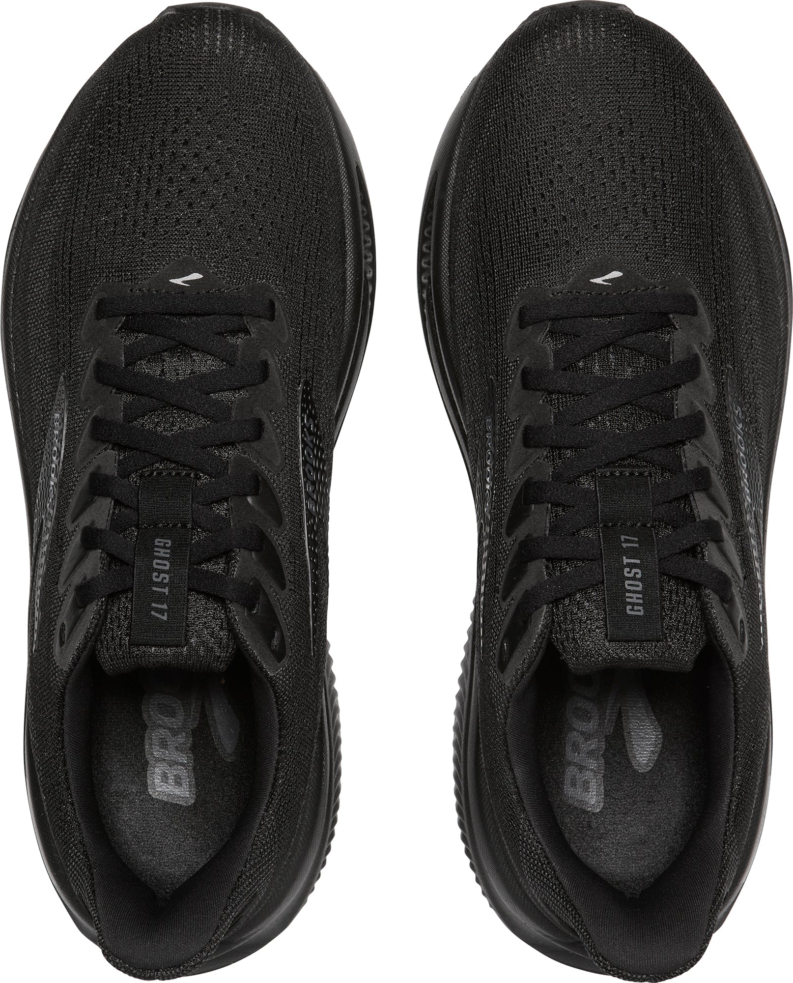 Brooks Ghost 17 WIDE FIT Womens Running Shoes - Black - Image 4