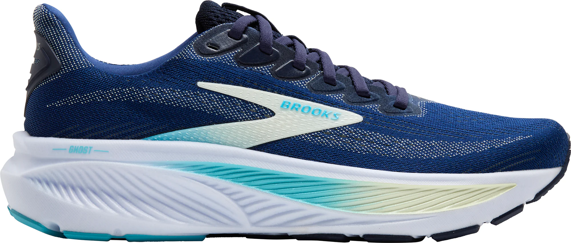 Brooks Ghost 17 WIDE FIT Womens Running Shoes - Blue
