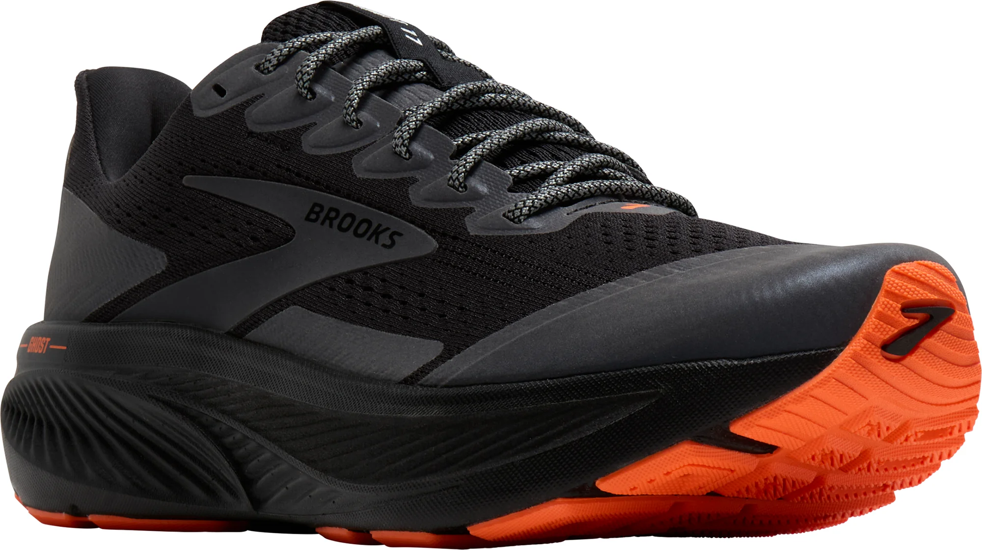 Brooks Ghost 17 Womens Running Shoes - Black - Image 6