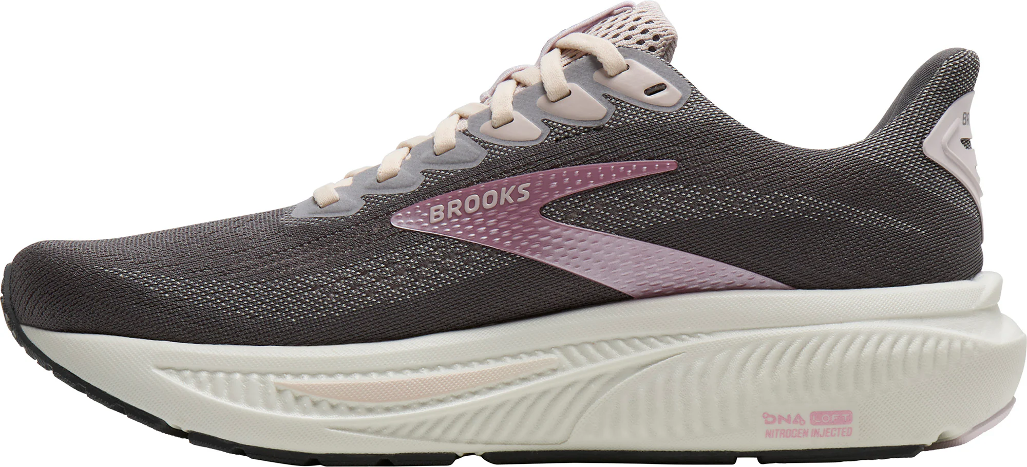 Brooks Ghost 17 Womens Running Shoes - Grey - Image 3