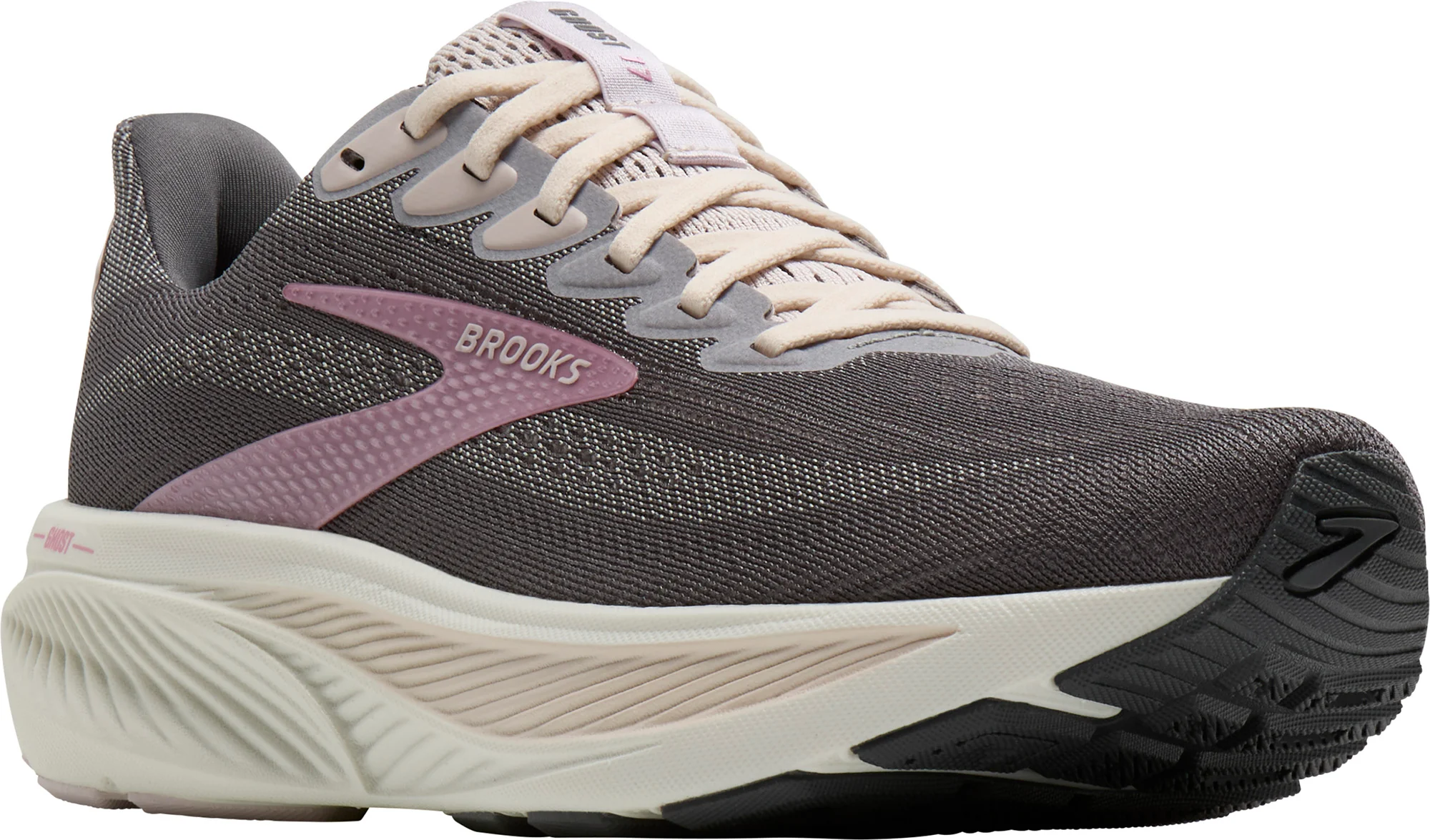 Brooks Ghost 17 Womens Running Shoes - Grey - Image 6