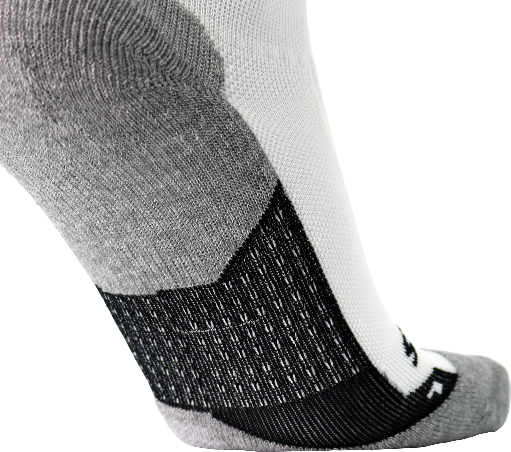 Brooks Ghost Crew Running Socks - White - Image 4