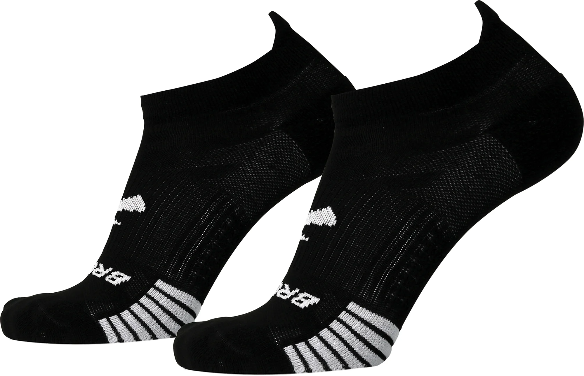Brooks Ghost Lite No Show (2 Pack) Running Socks - Black