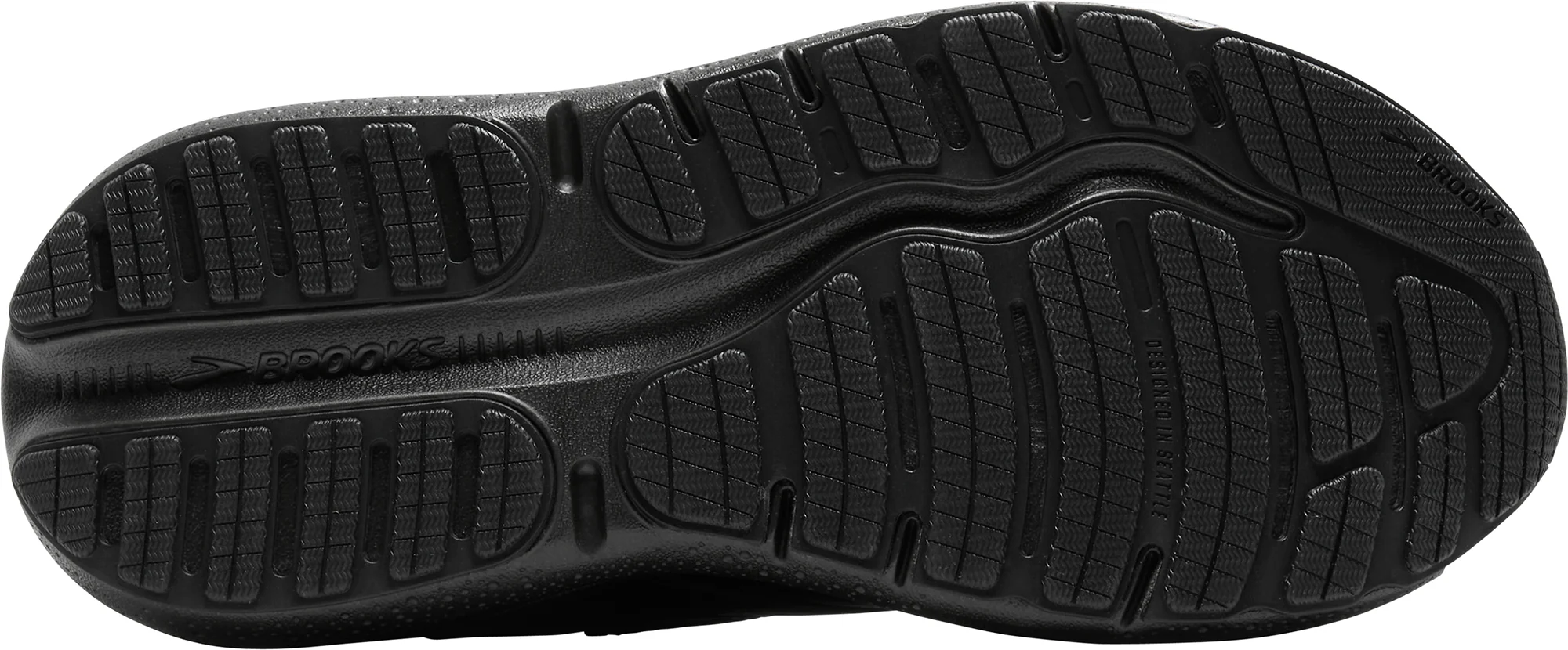 Brooks Ghost Max L Womens Walking Shoes - Black - Image 2