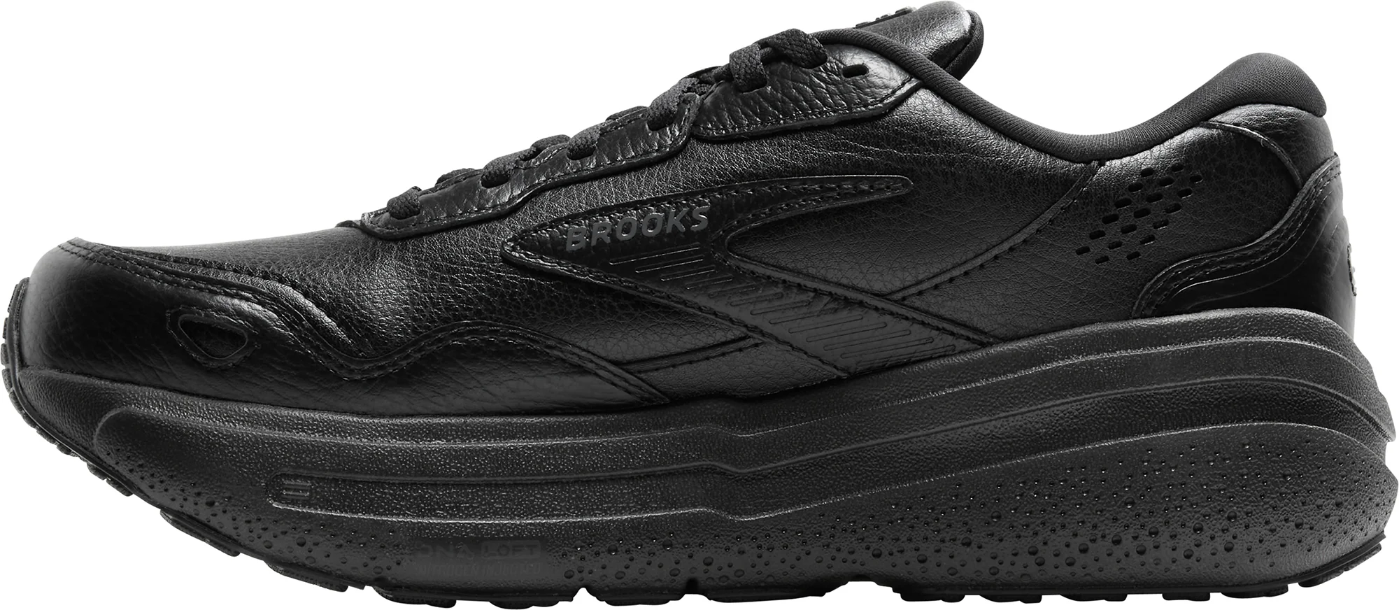 Brooks Ghost Max L Womens Walking Shoes - Black - Image 3