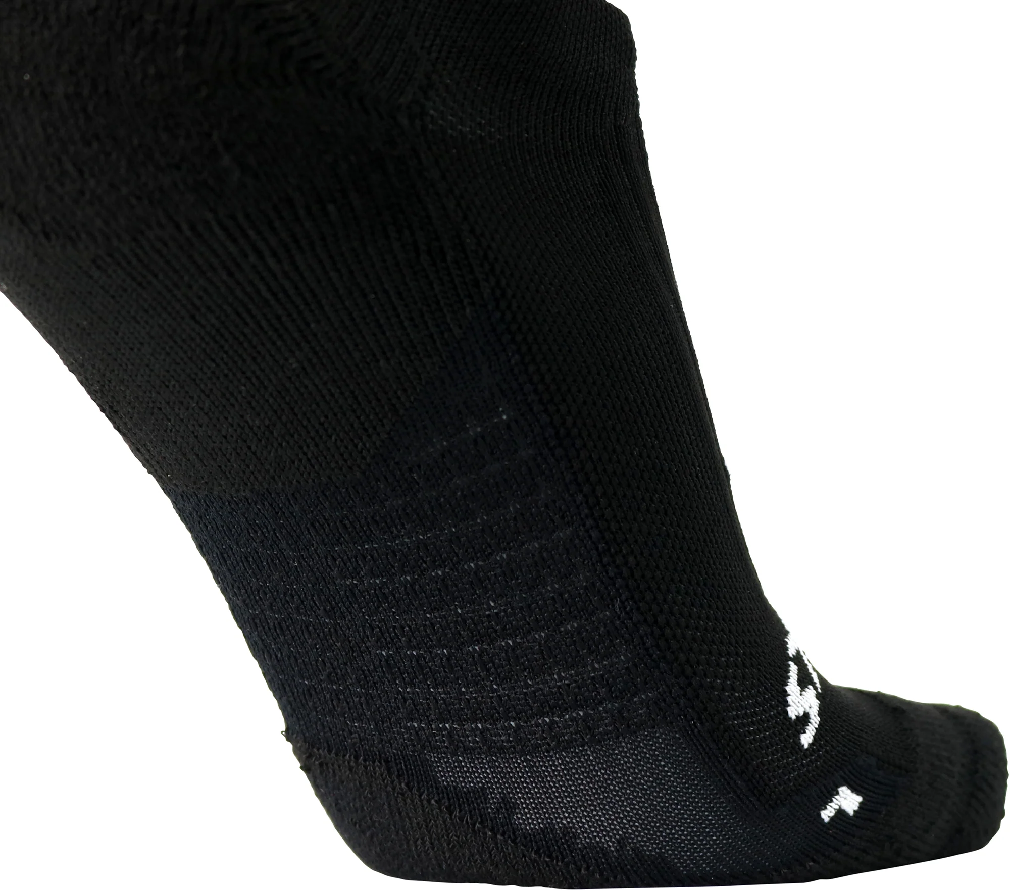 Brooks Ghost No Show Running Socks - Black - Image 4