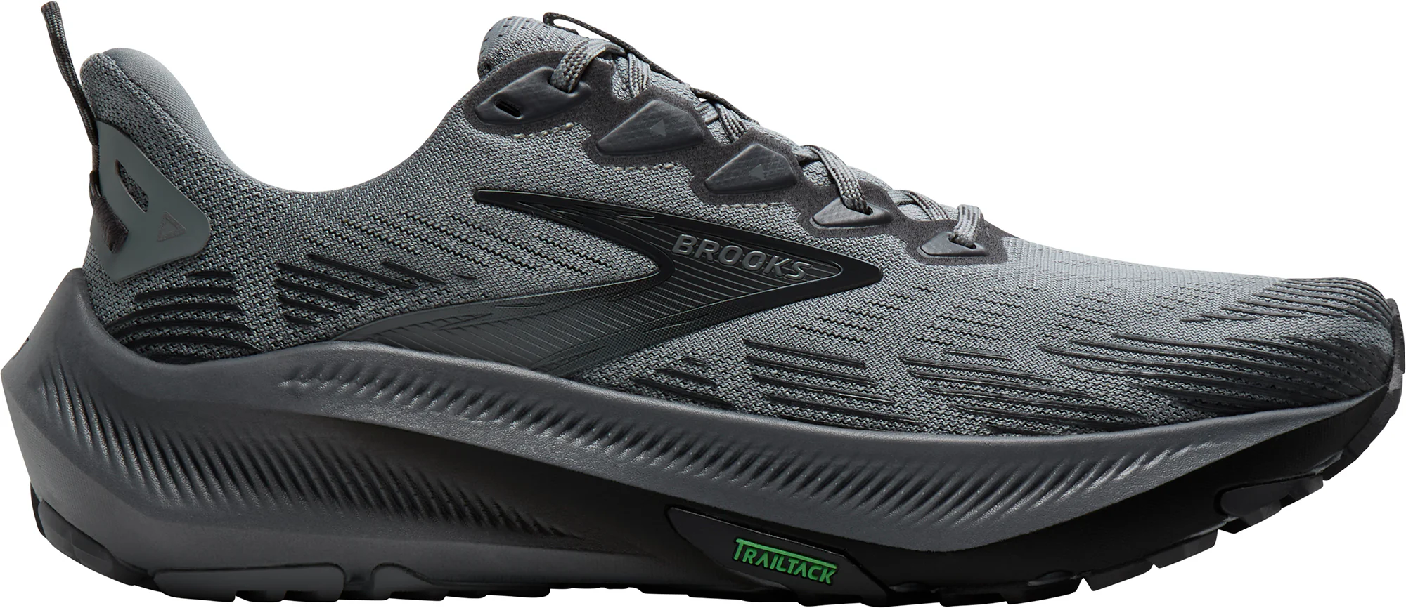 Brooks Ghost Trail Mens Running Shoes - Grey