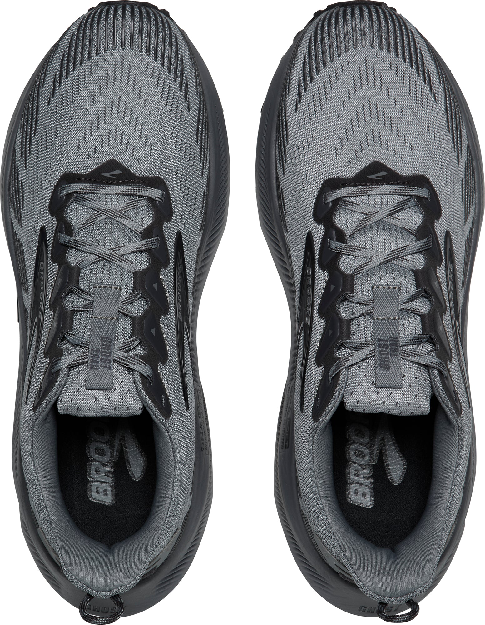 Brooks Ghost Trail Mens Running Shoes - Grey - Image 4