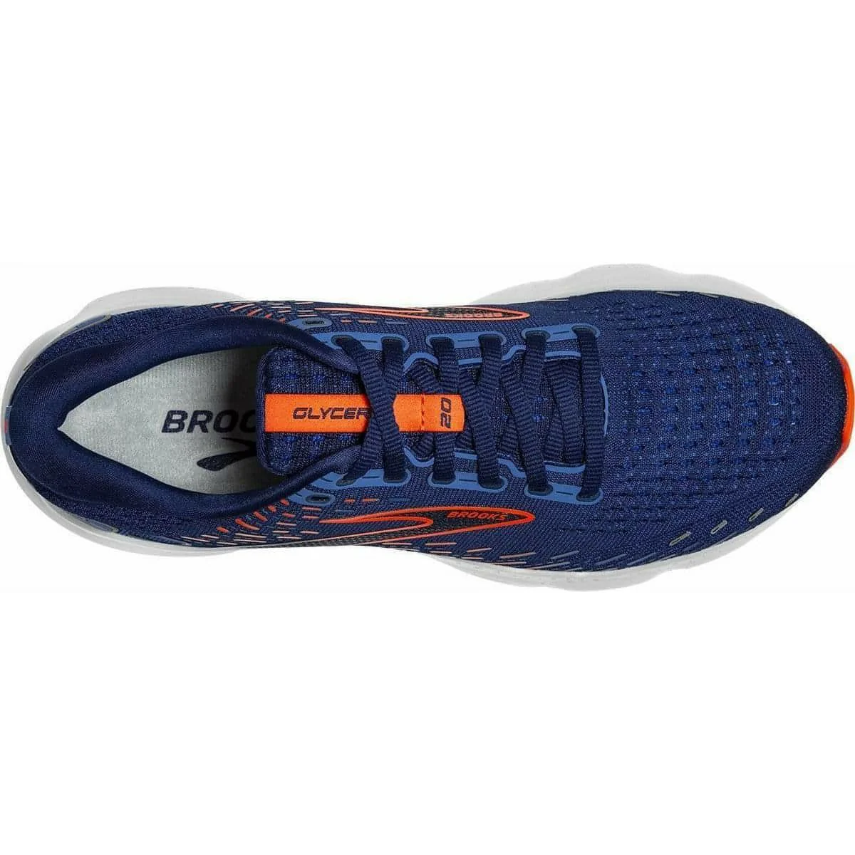 Brooks Glycerin 20 Mens Running Shoes - Blue - Image 4