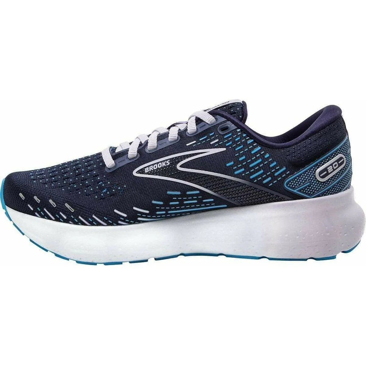 Brooks Glycerin 20 Womens Running Shoes - Blue - Image 4
