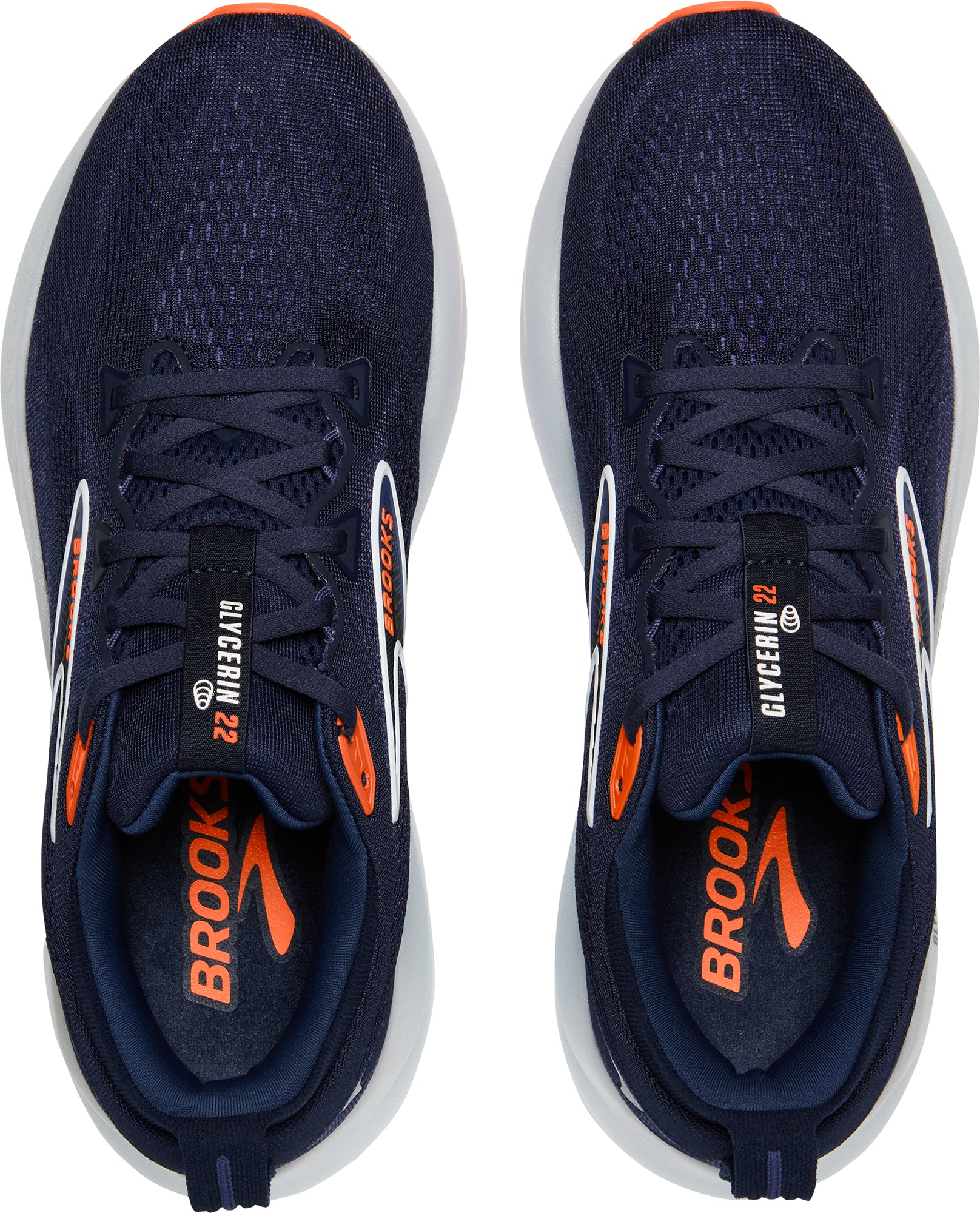 Brooks Glycerin 22 Mens Running Shoes - Blue - Image 4