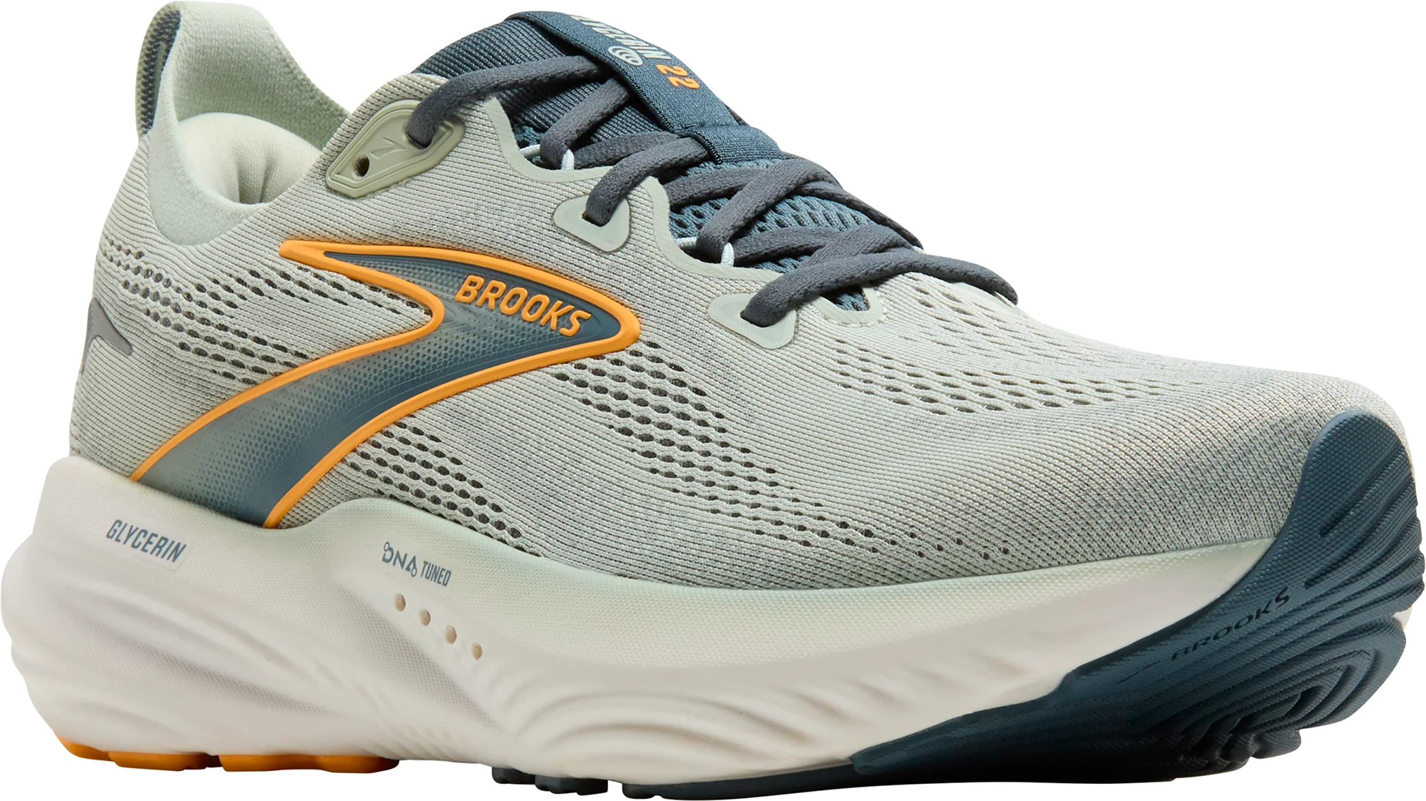 Brooks Glycerin 22 Mens Running Shoes - Grey - Image 6