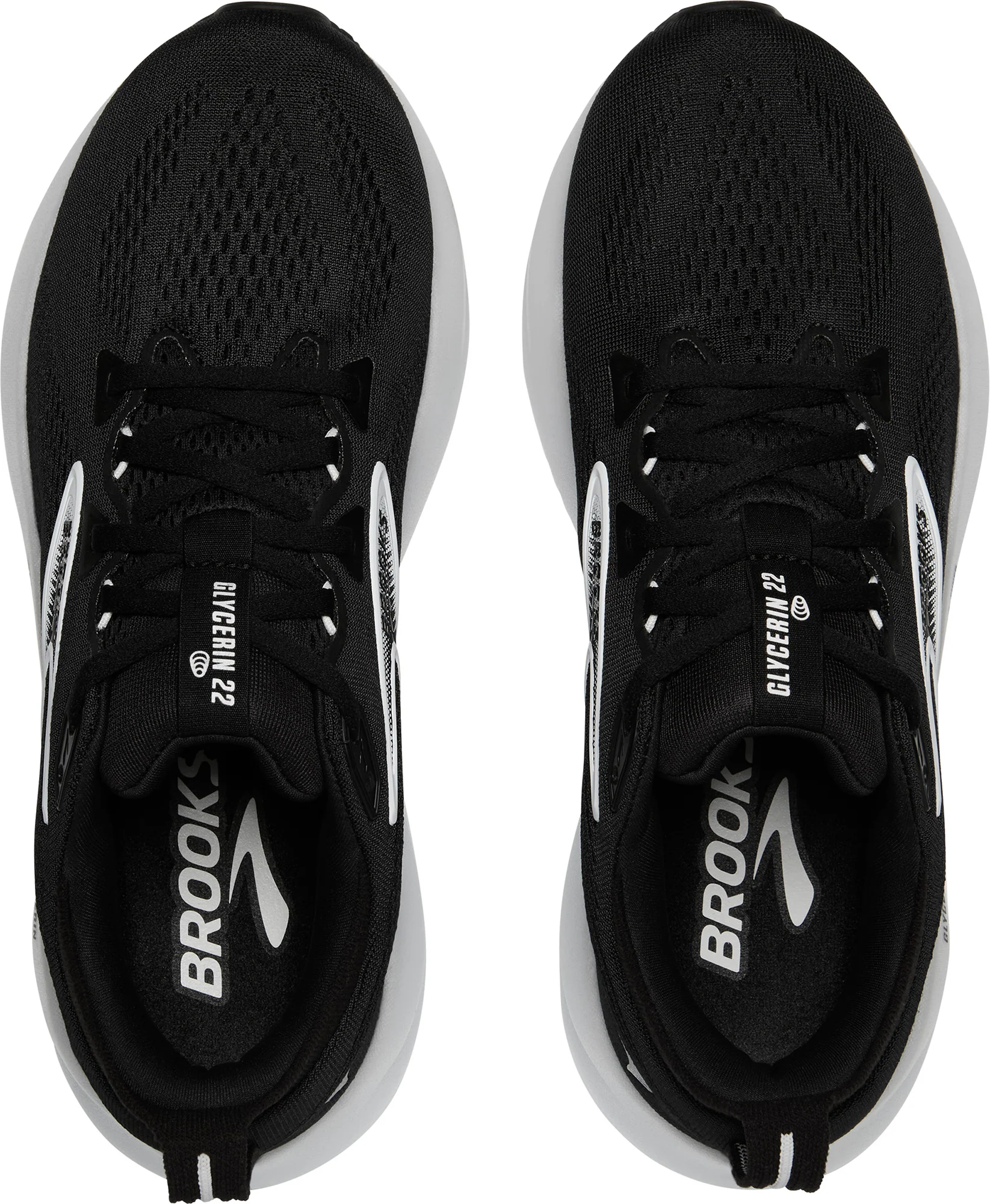 Brooks Glycerin 22 Womens Running Shoes - Black - Image 4