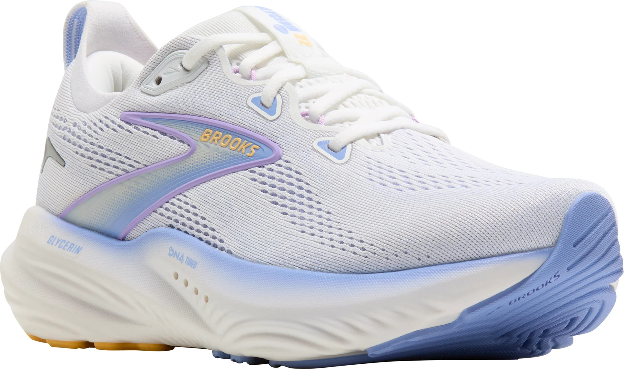 Brooks Glycerin 22 Womens Running Shoes - White - Image 6