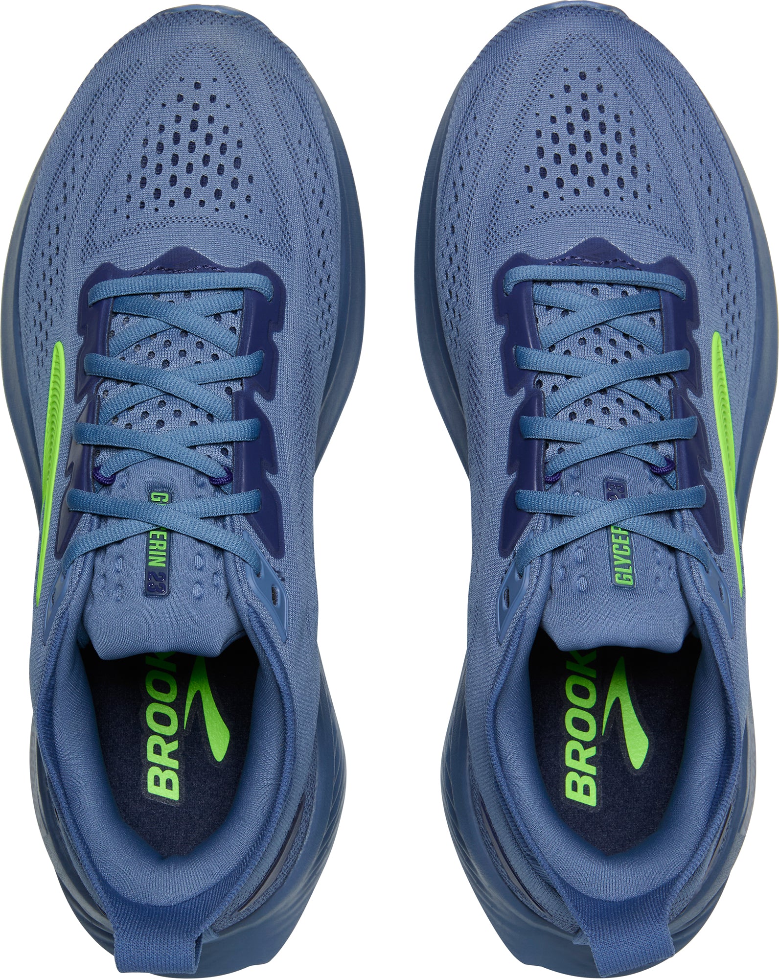 Brooks Glycerin 23 Mens Running Shoes - Blue - Image 4