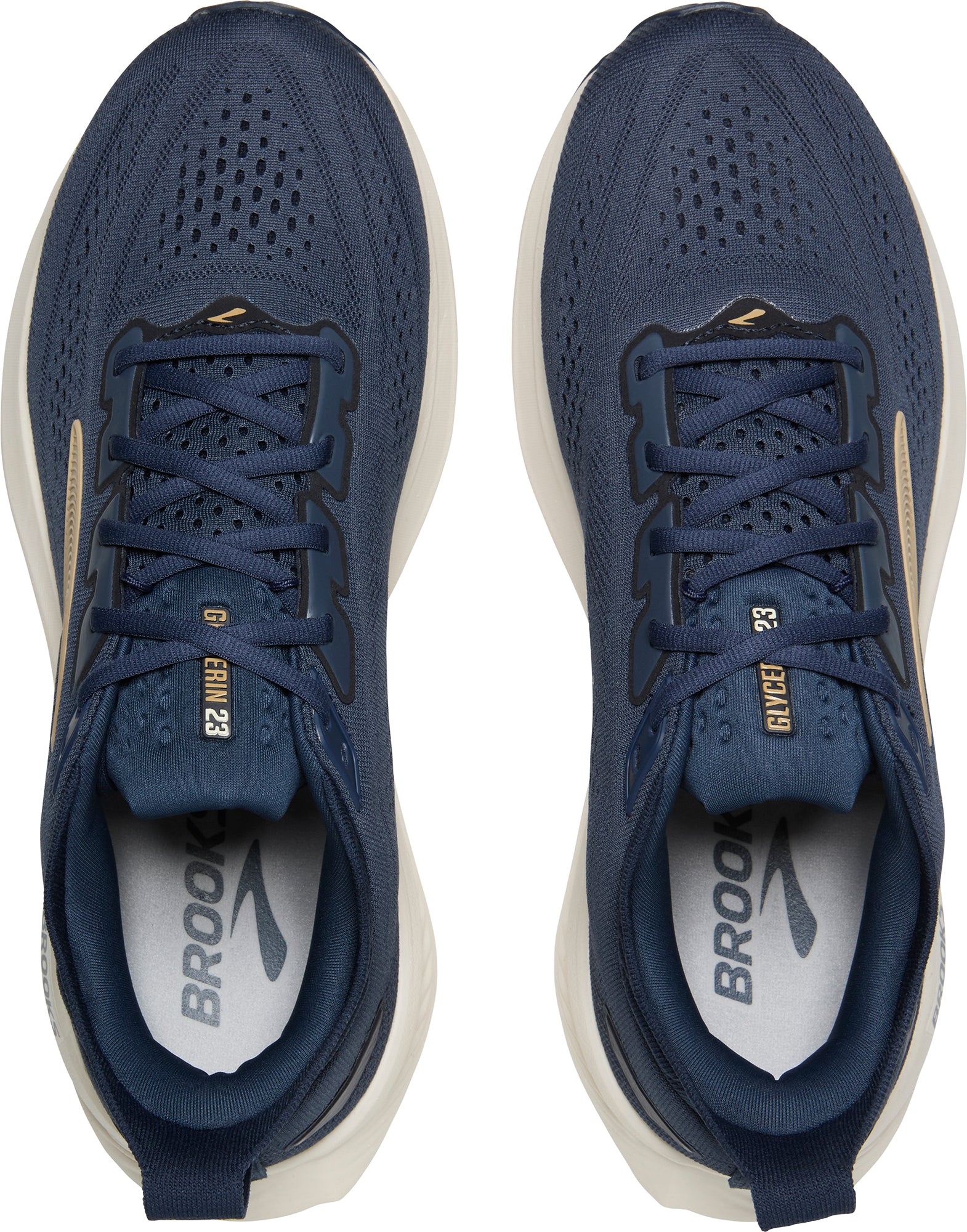 Brooks Glycerin 23 Mens Running Shoes - Blue - Image 4