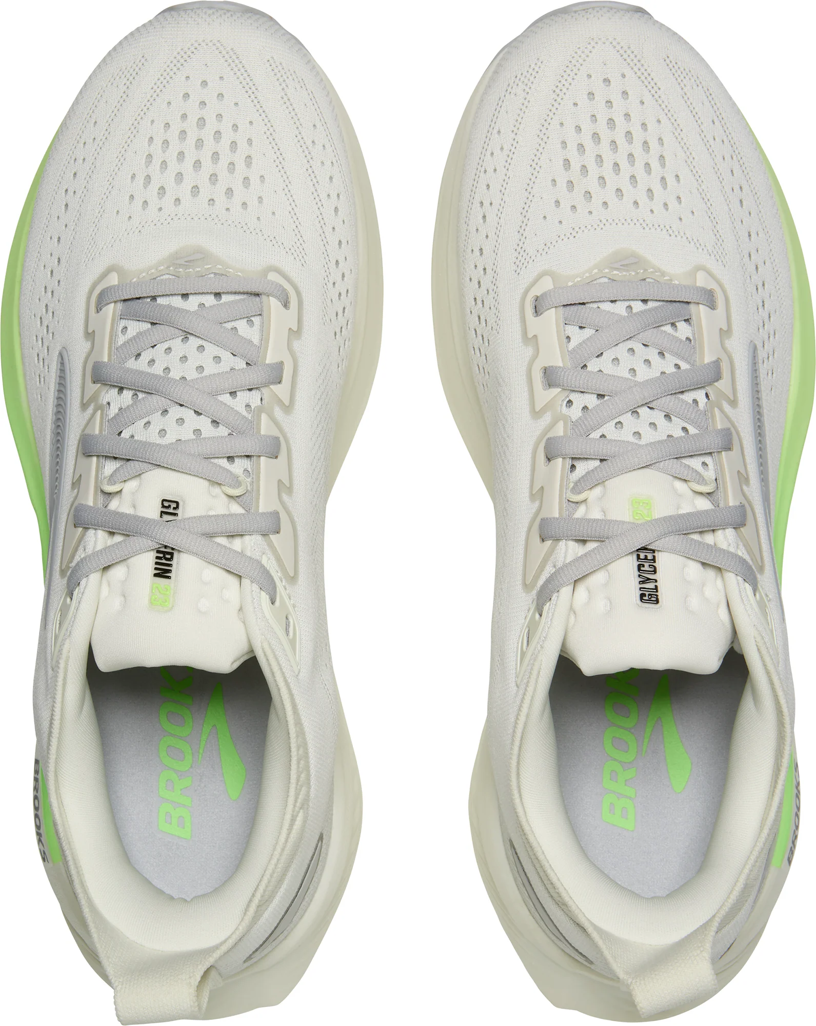 Brooks Glycerin 23 Mens Running Shoes - Grey - Image 4