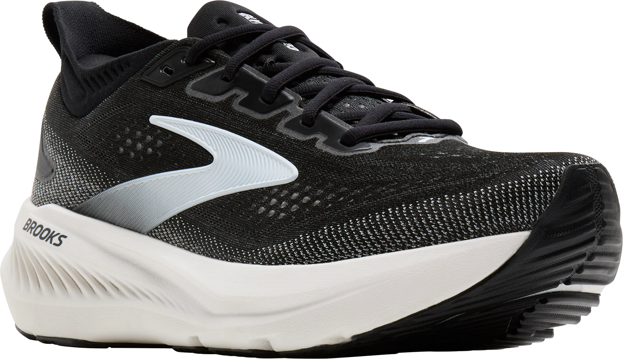 Brooks Glycerin 23 WIDE FIT Mens Running Shoes - Black - Image 6