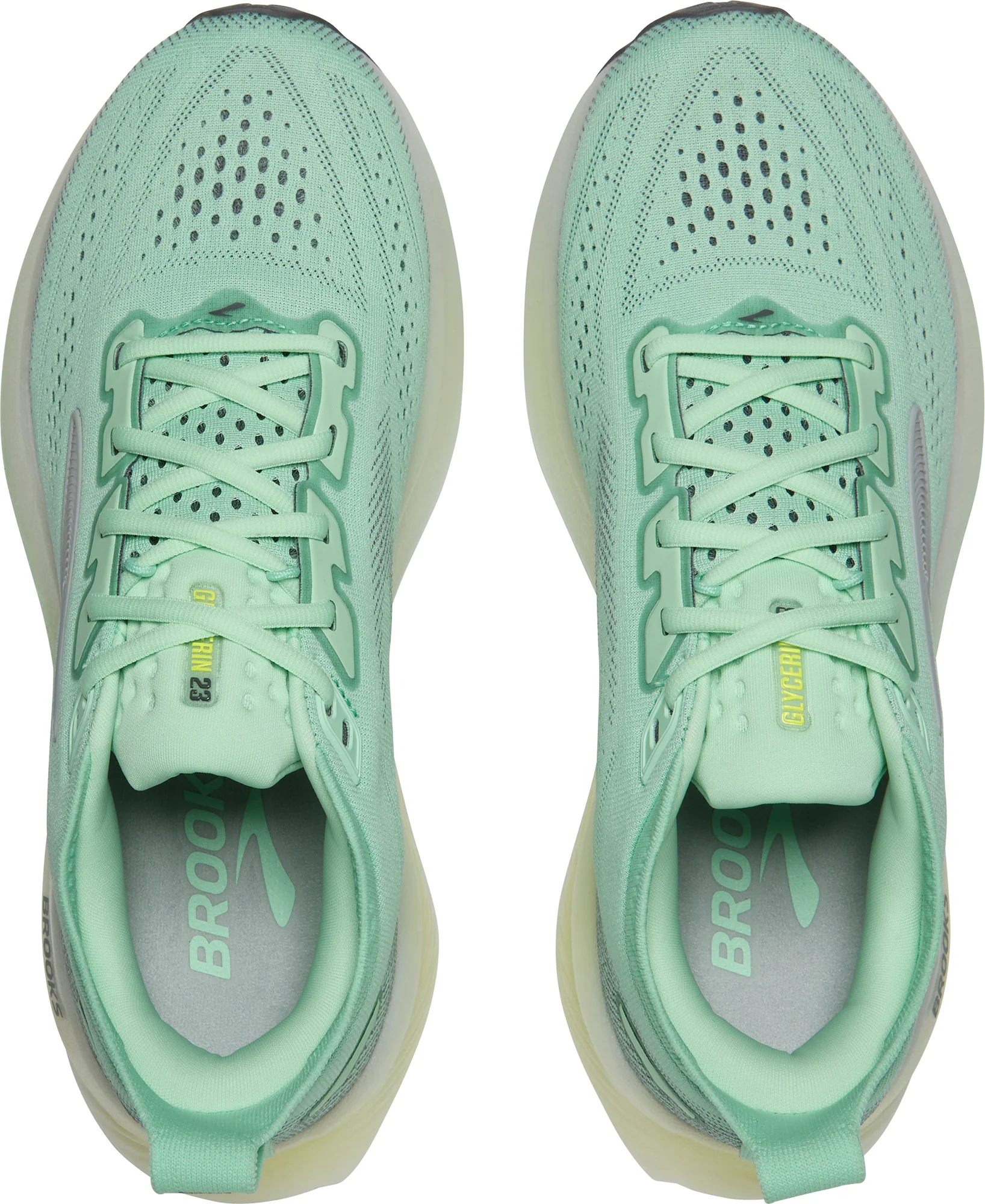 Brooks Glycerin 23 Womens Running Shoes - Green - Image 4