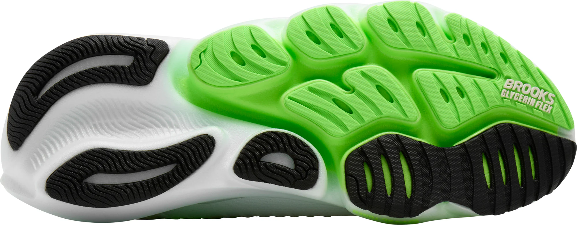 Brooks Glycerin Flex Mens Running Shoes - White - Image 2