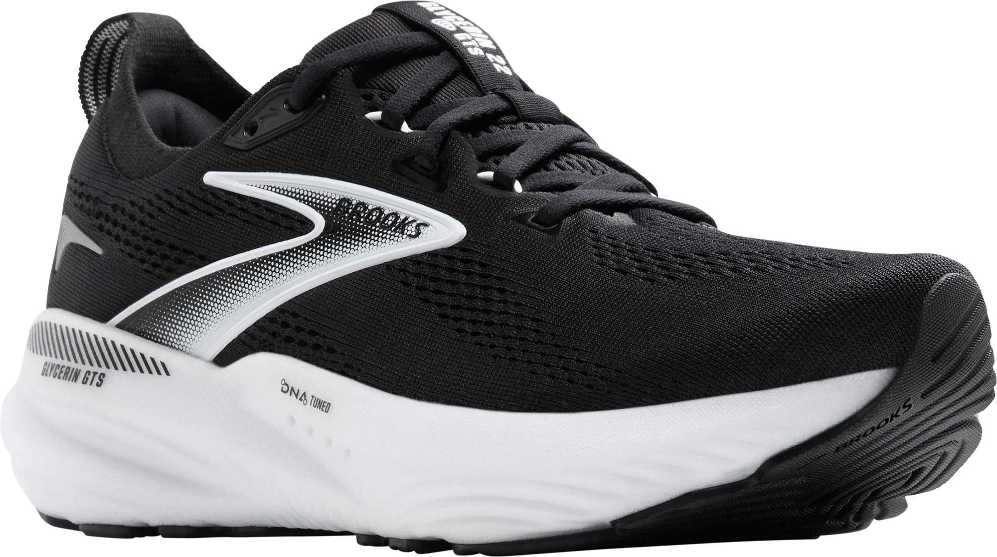 Brooks Glycerin GTS 22 WIDE FIT Womens Running Shoes - Black - Image 6