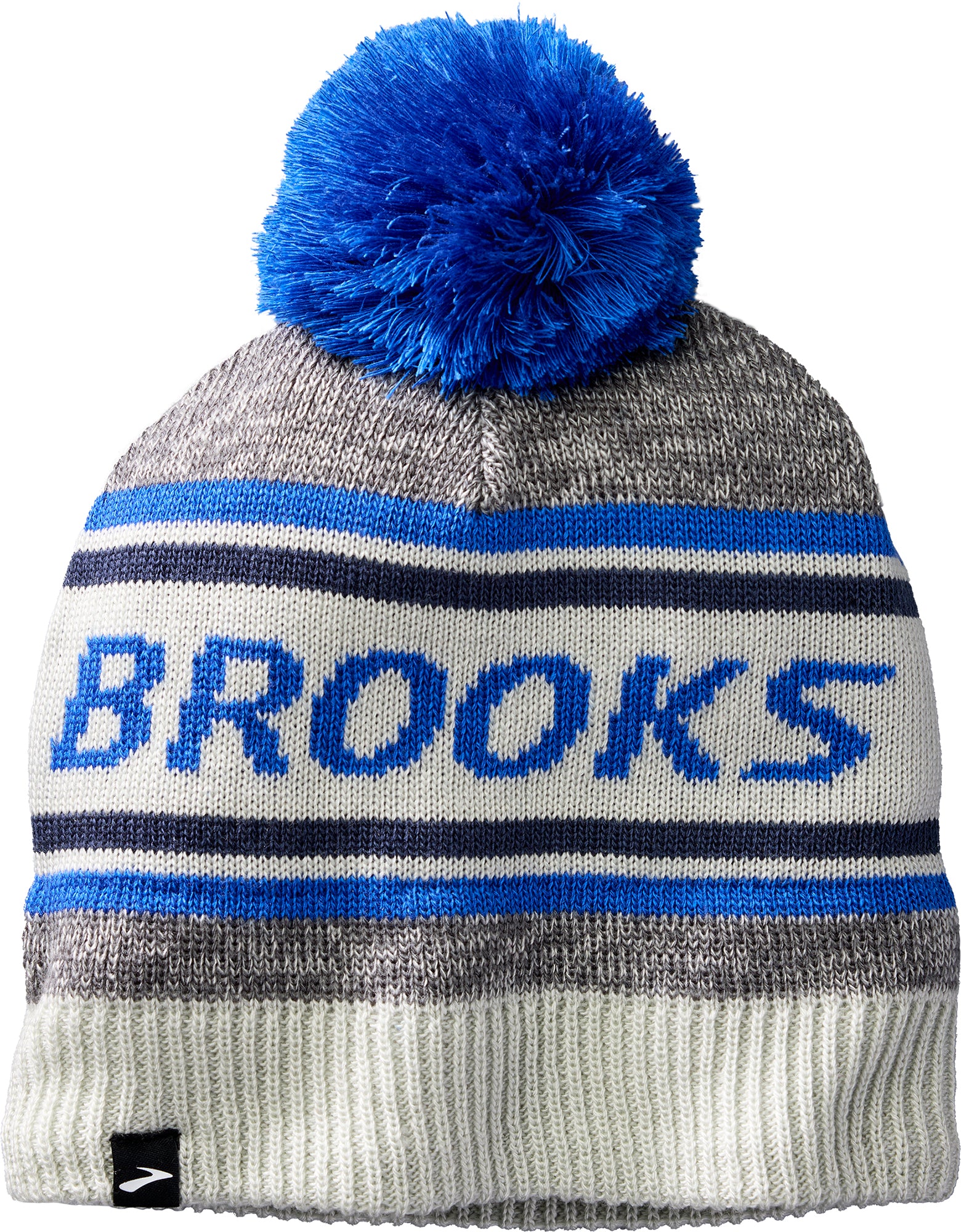 Brooks Hertiage Pom Running Beanie - Blue