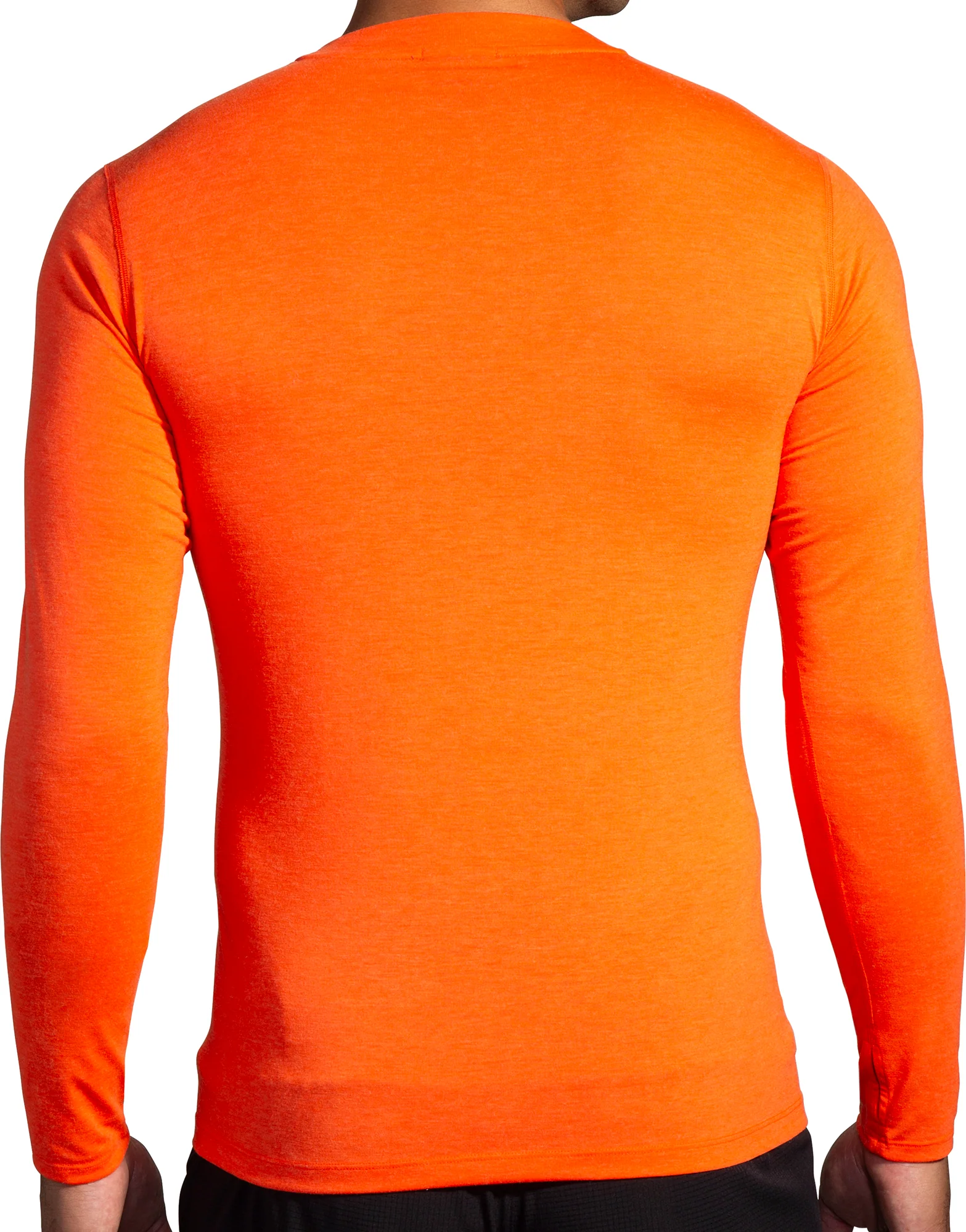Brooks High Point Long Sleeve Mens Running Top - Red - Image 2