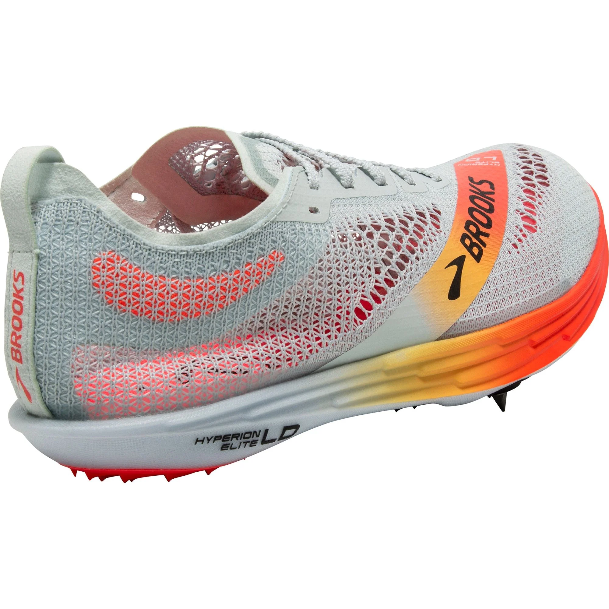 Brooks Hyperion Elite LD Running Spikes - Grey - Image 5
