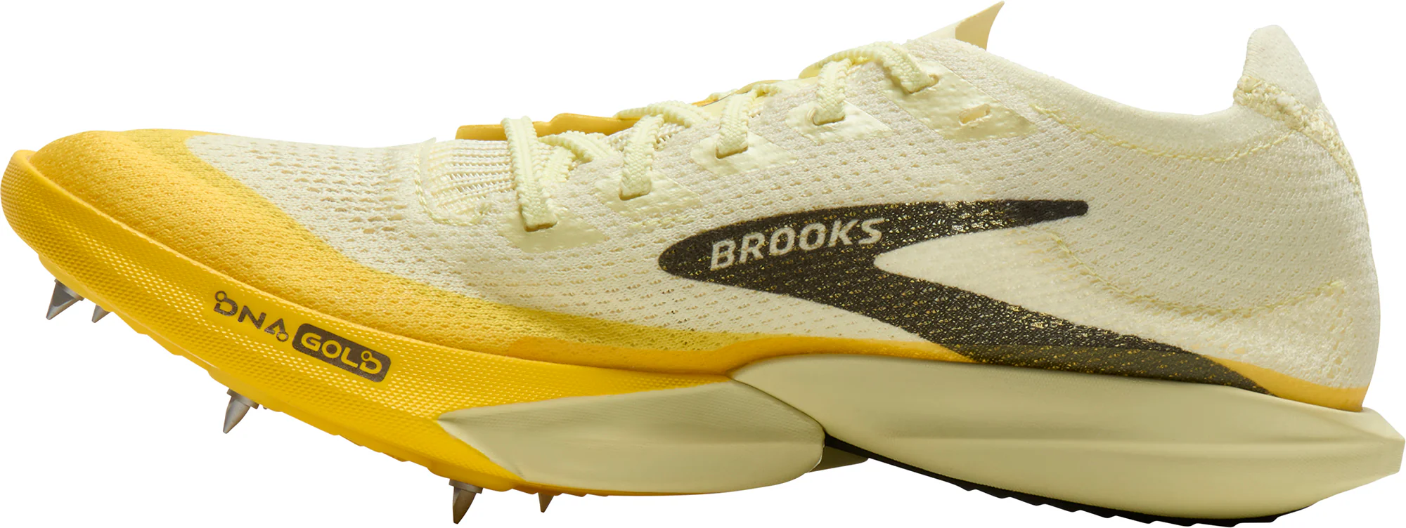 Brooks Hyperion Elite MD 3 Running Spikes - Yellow - Image 3