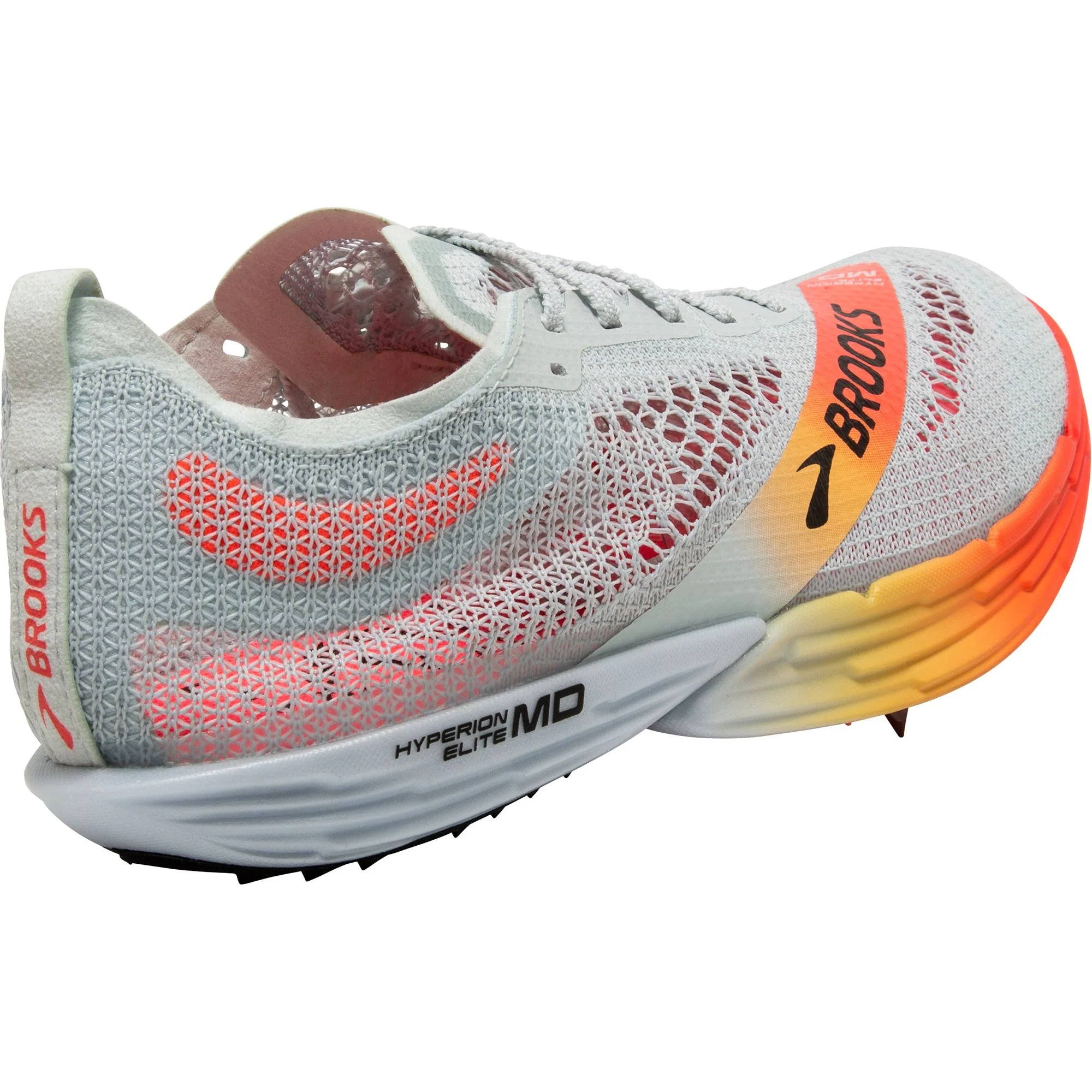 Brooks Hyperion Elite MD Running Spikes - Grey - Image 5