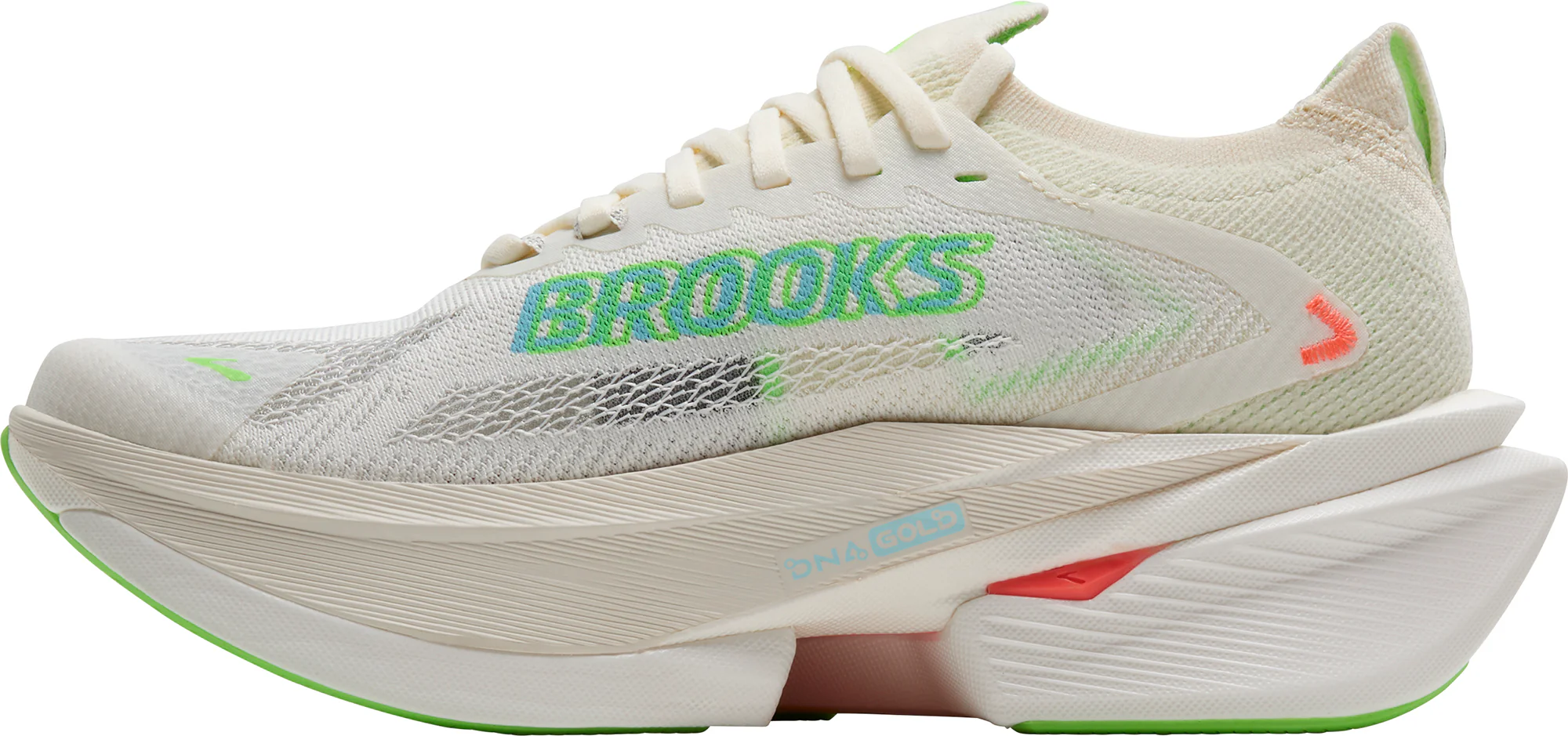 Brooks Hyperion Max 3 Womens Running Shoes - Cream - Image 3