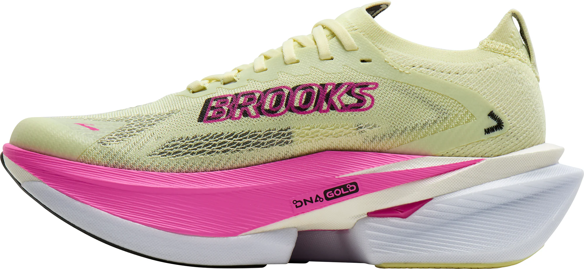 Brooks Hyperion Max 3 Womens Running Shoes - Yellow - Image 3