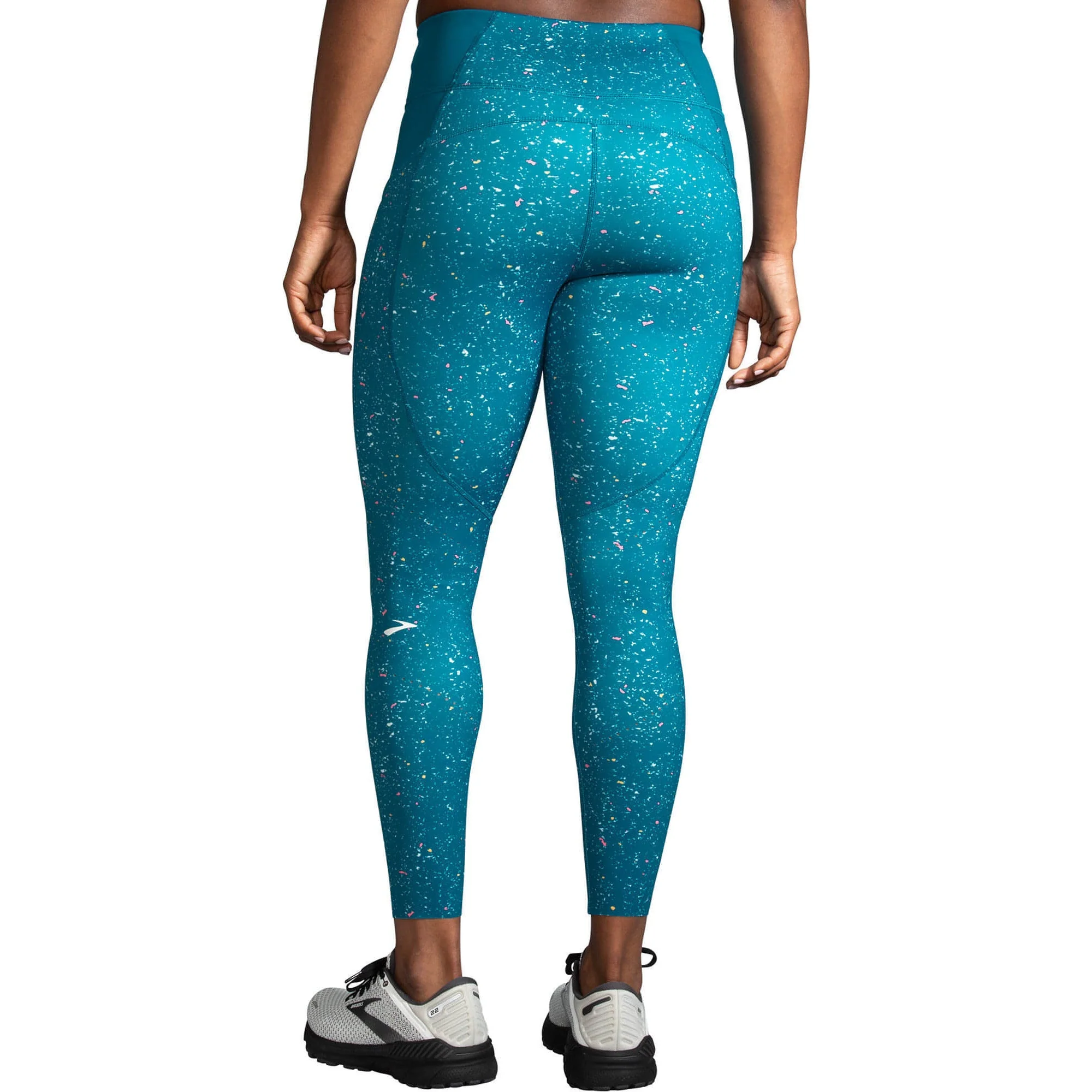 Brooks Method Womens 7/8 Running Tights - Blue - Image 2