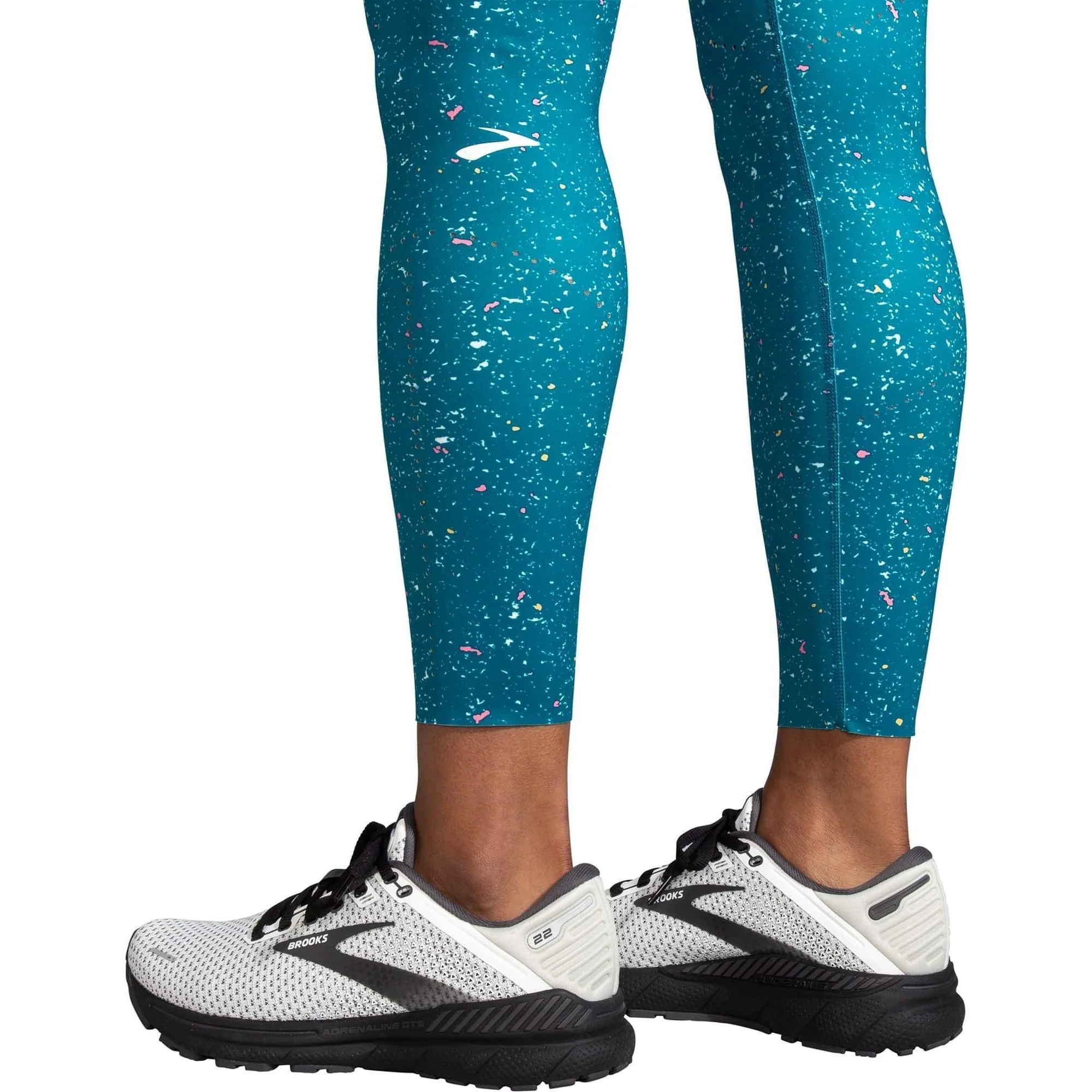 Brooks Method Womens 7/8 Running Tights - Blue - Image 5