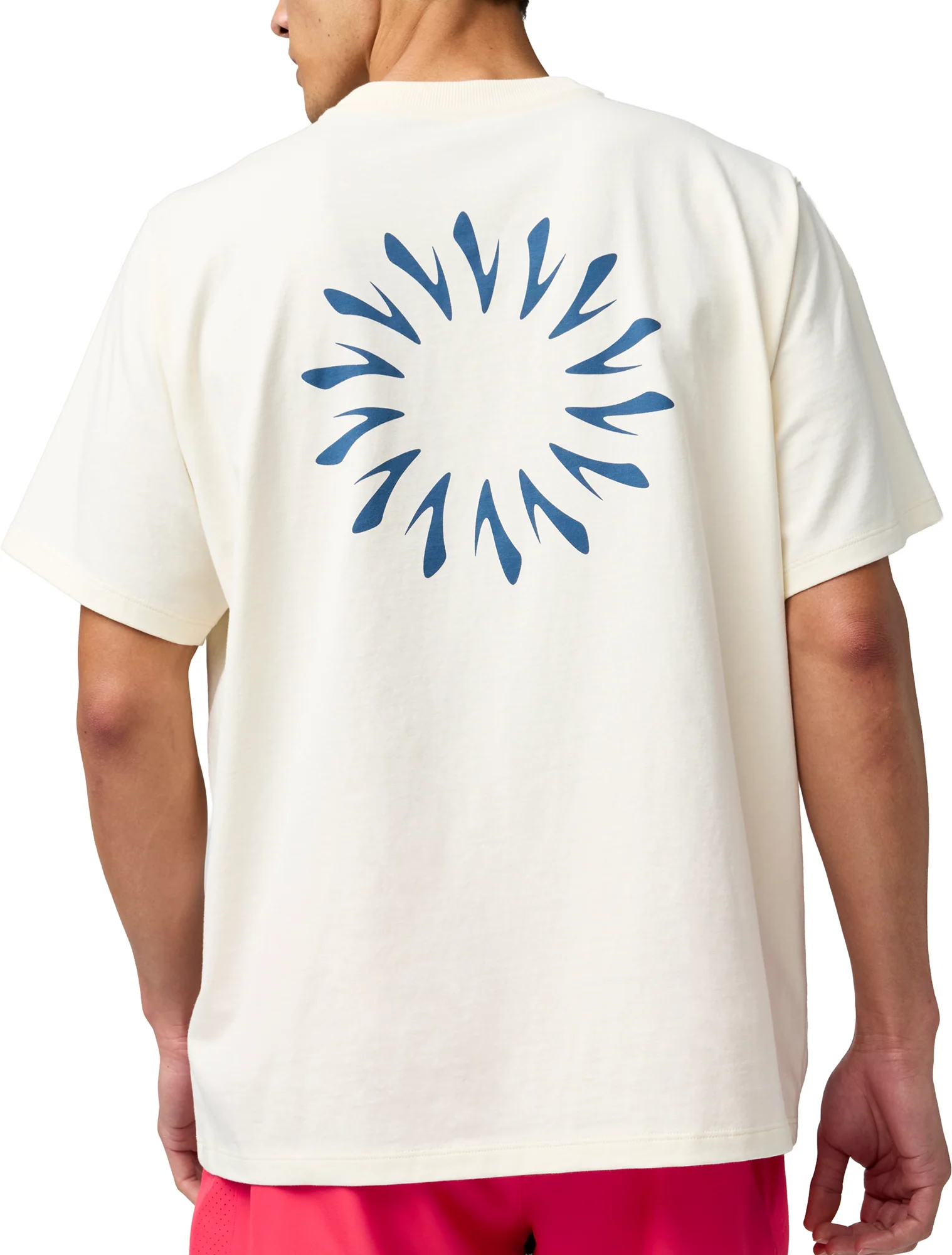 Brooks Movement Heavyweight Short Sleeve Mens Running Top - Cream - Image 2